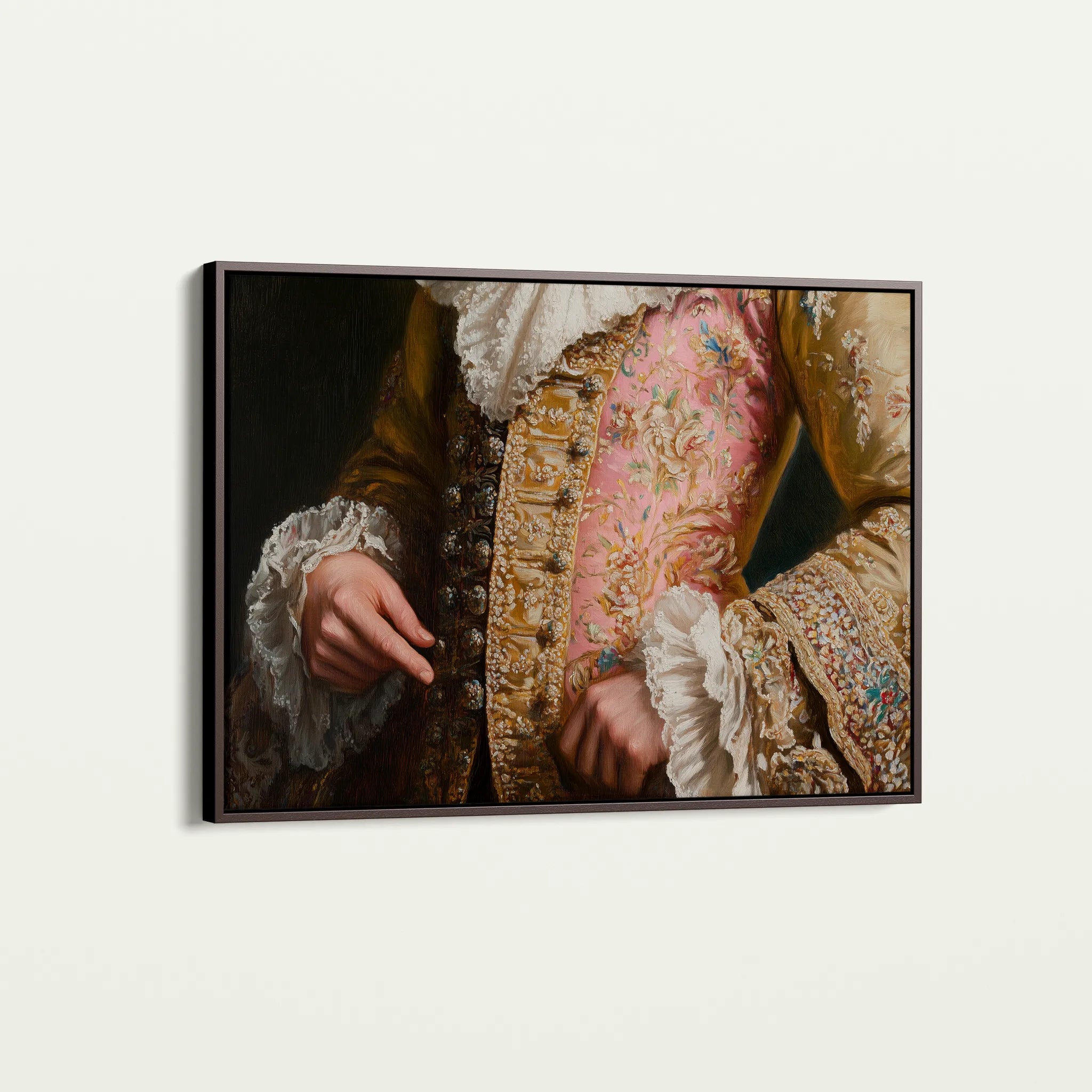 Classic 001 Canvas Art 18" x 24" / 45 x 60 cm / Black