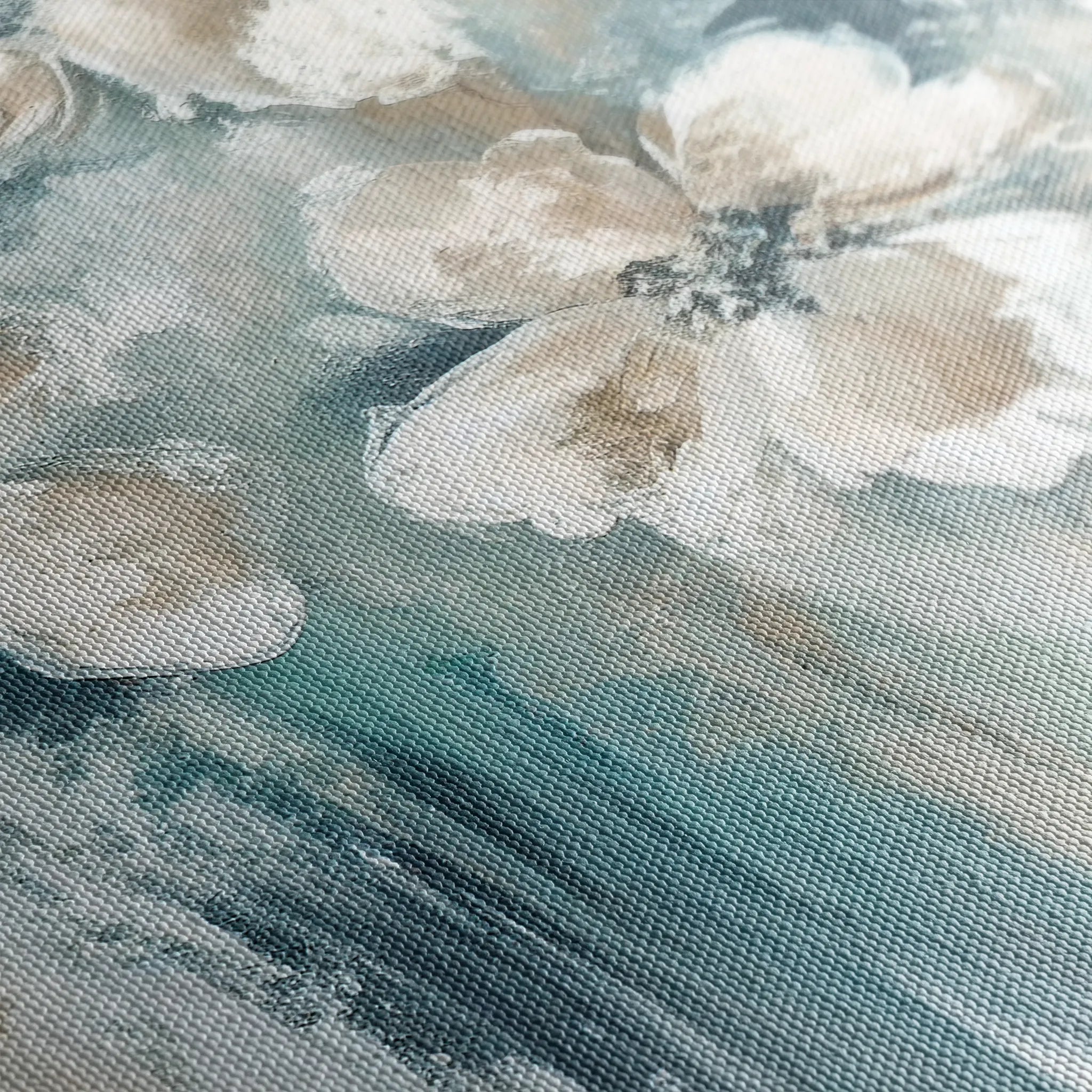 Floral 001 Canvas Art 18" x 24" / 45 x 60 cm / Black
