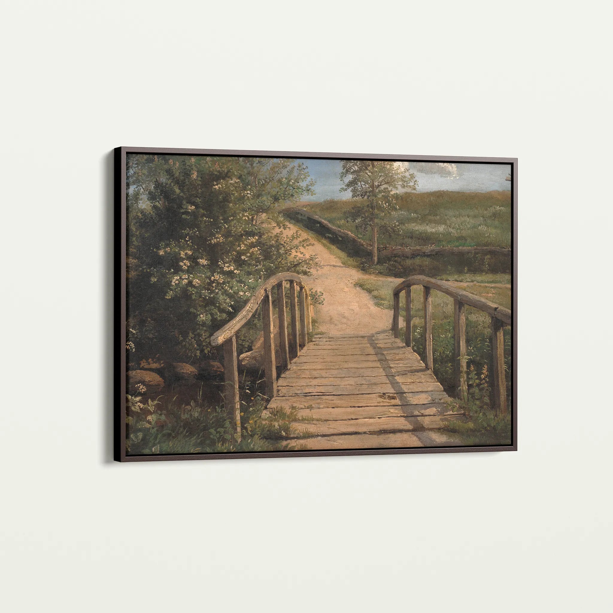 Landscape 001 Canvas Art 18" x 24" / 45 x 60 cm / Black