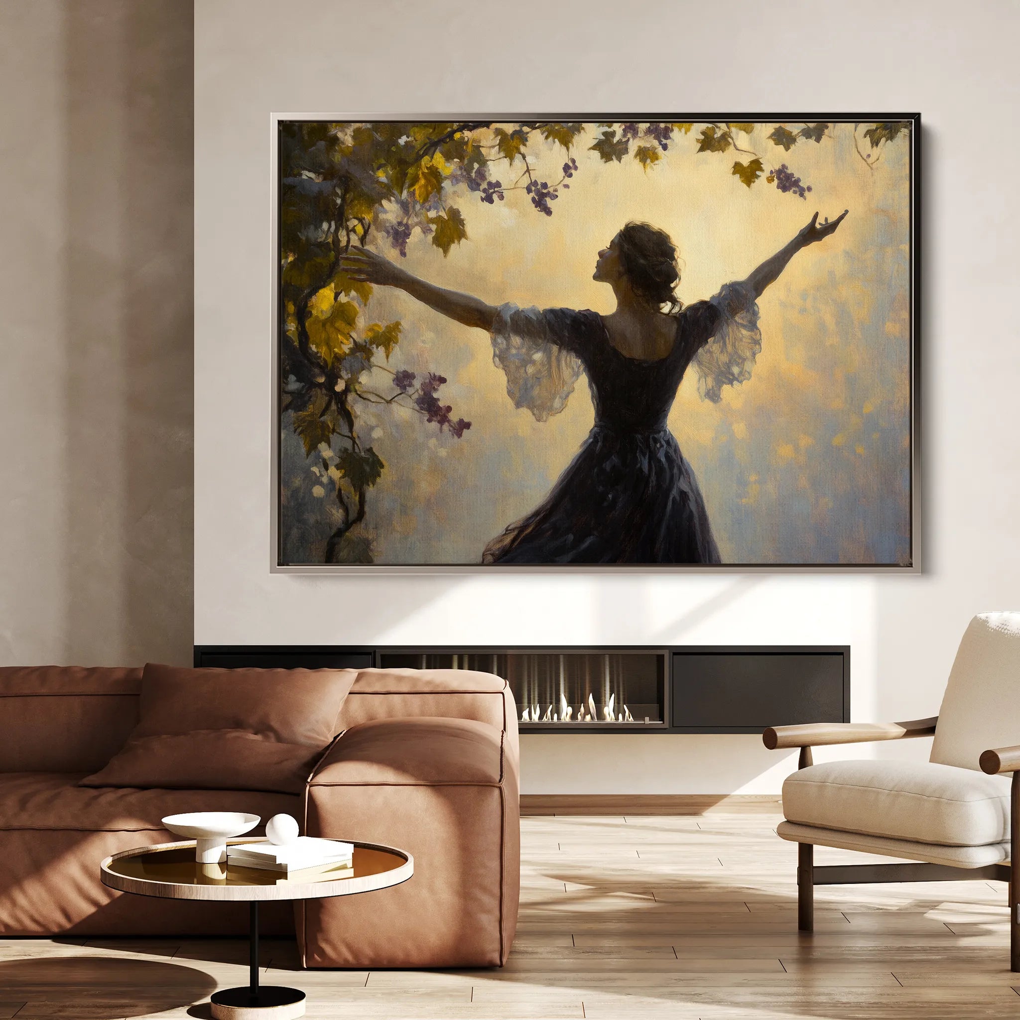 Classic 002 Canvas Art 18" x 24" / 45 x 60 cm / Black