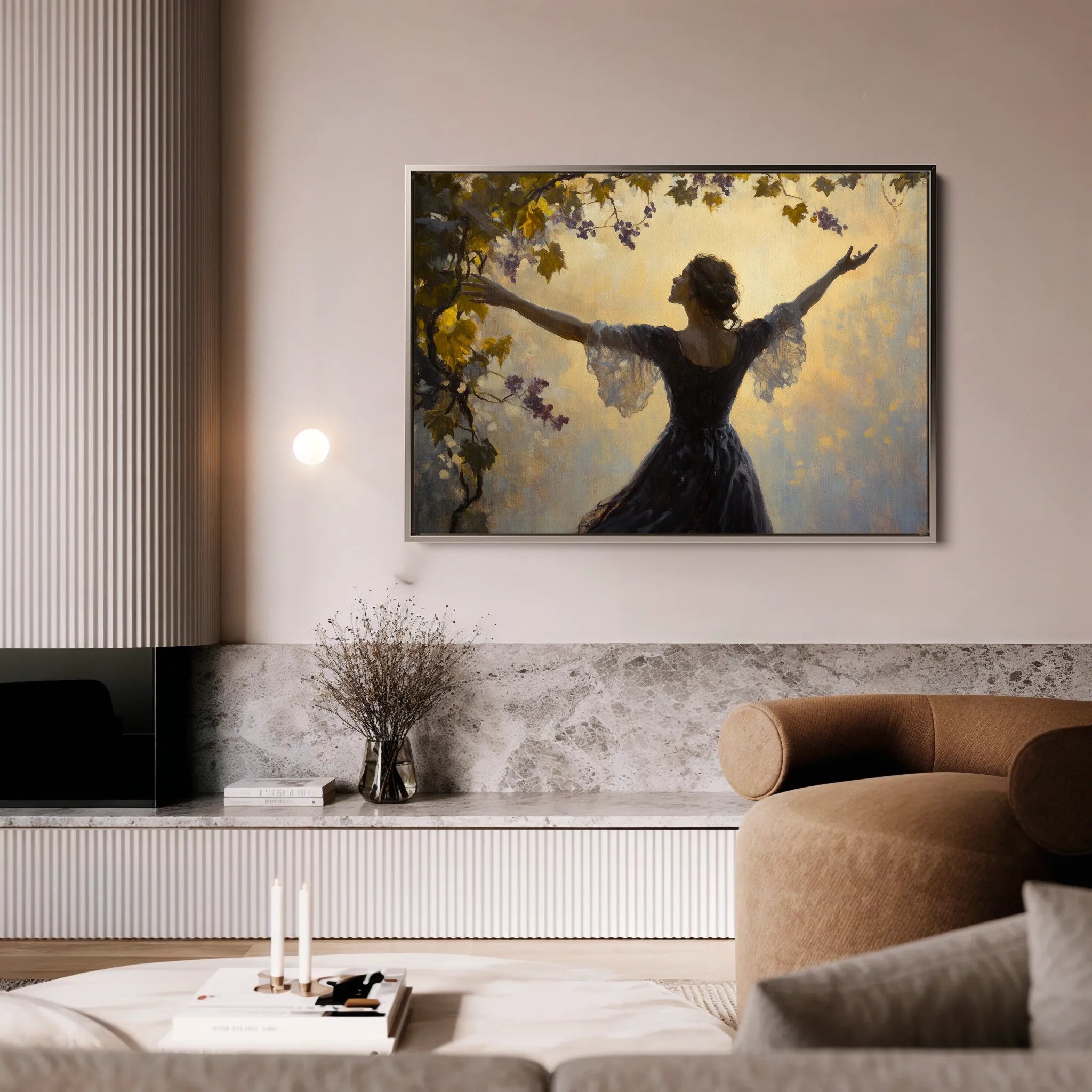 Classic 002 Canvas Art 18" x 24" / 45 x 60 cm / Black