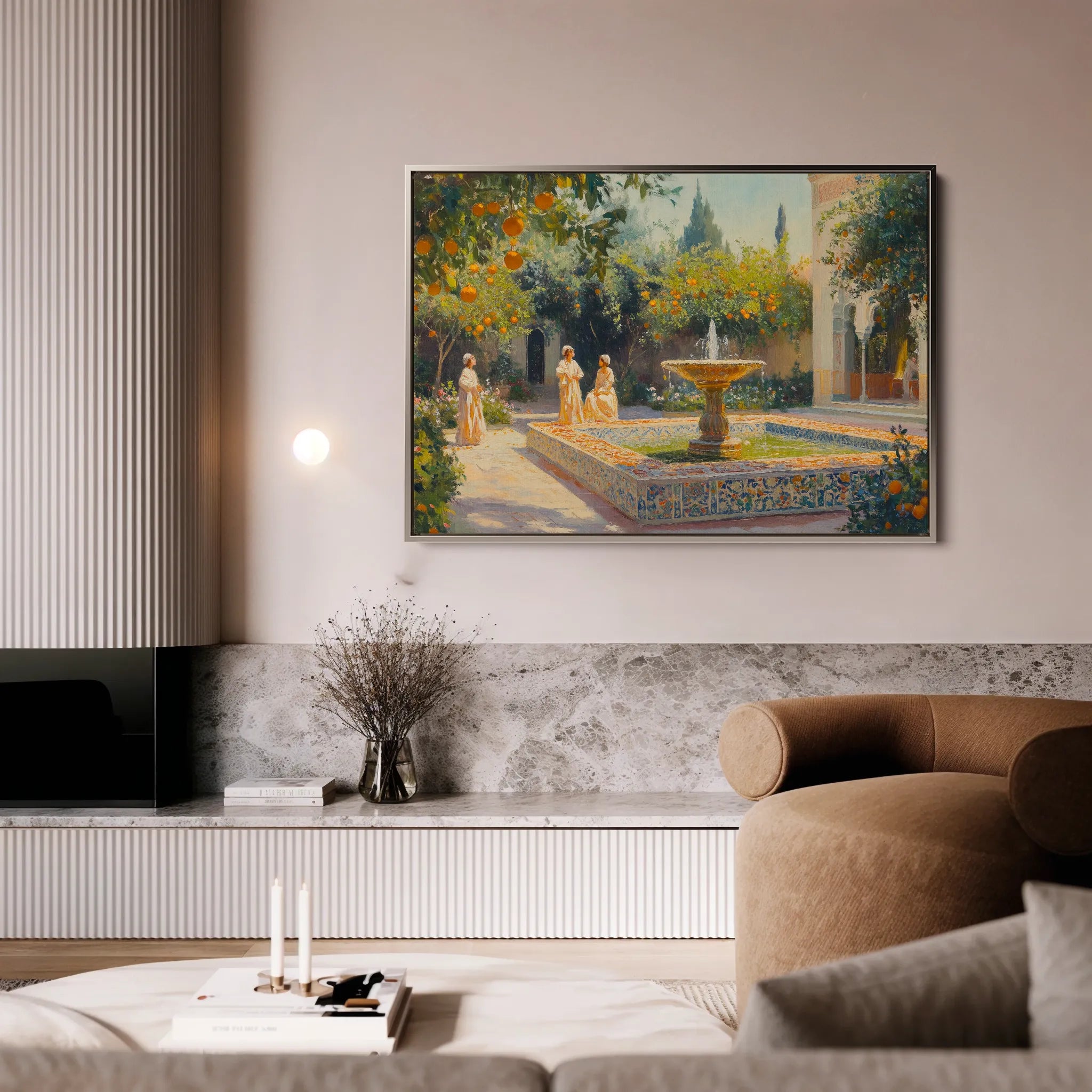 Orientalist 002 Canvas Art 18" x 24" / 45 x 60 cm / Black