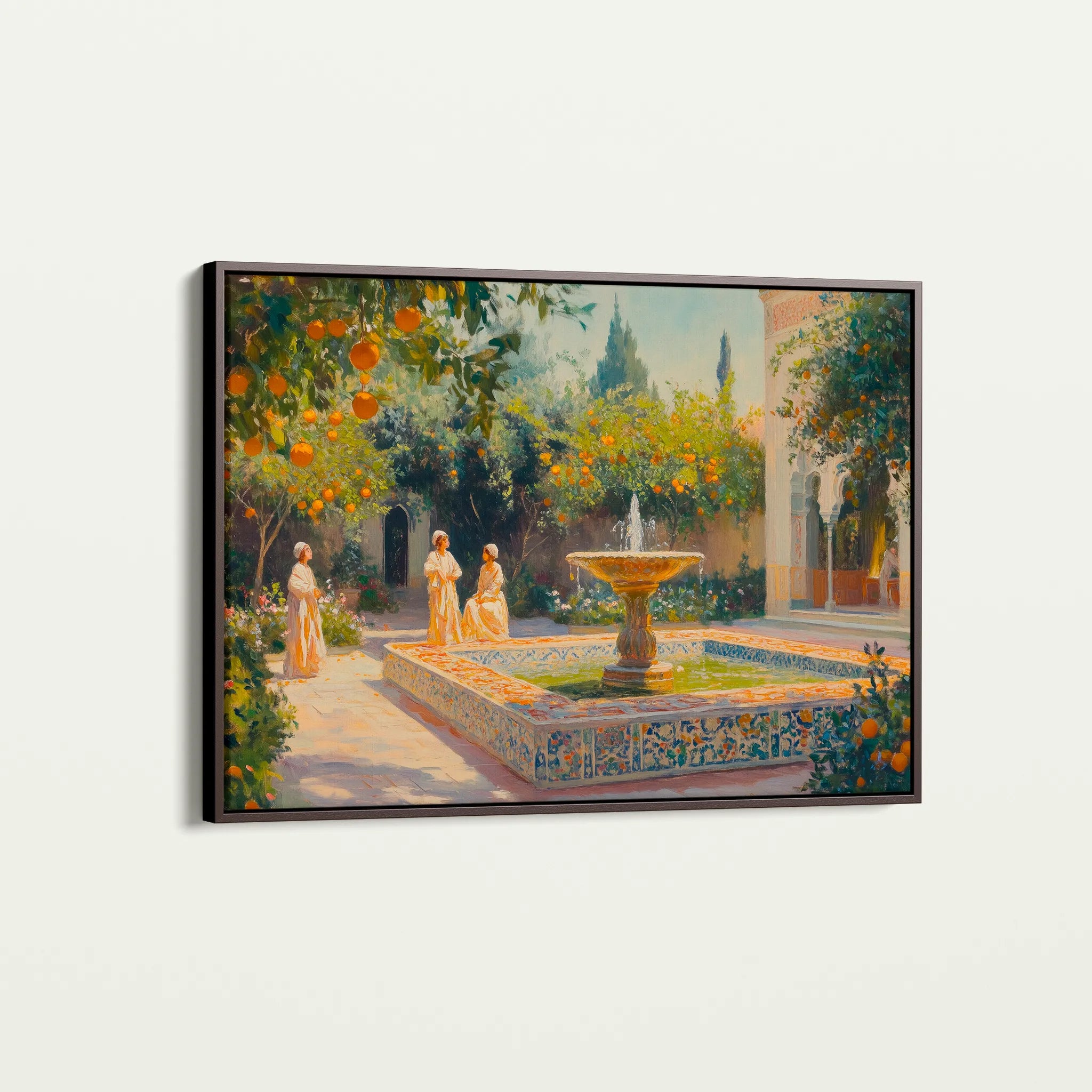 Orientalist 002 Canvas Art 18" x 24" / 45 x 60 cm / Black
