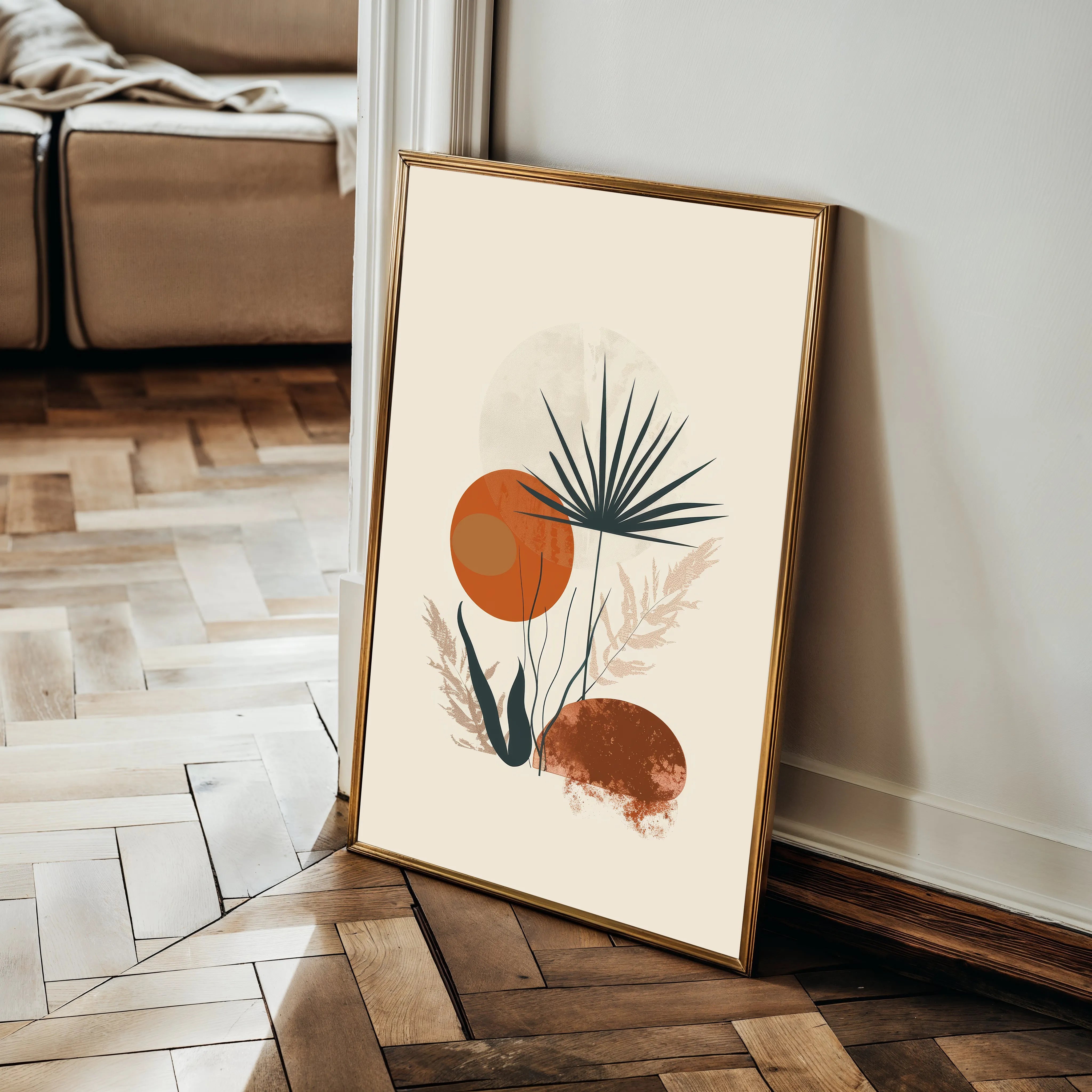 Boho 003 Canvas Art 18" x 24" / 45 x 60 cm / Black