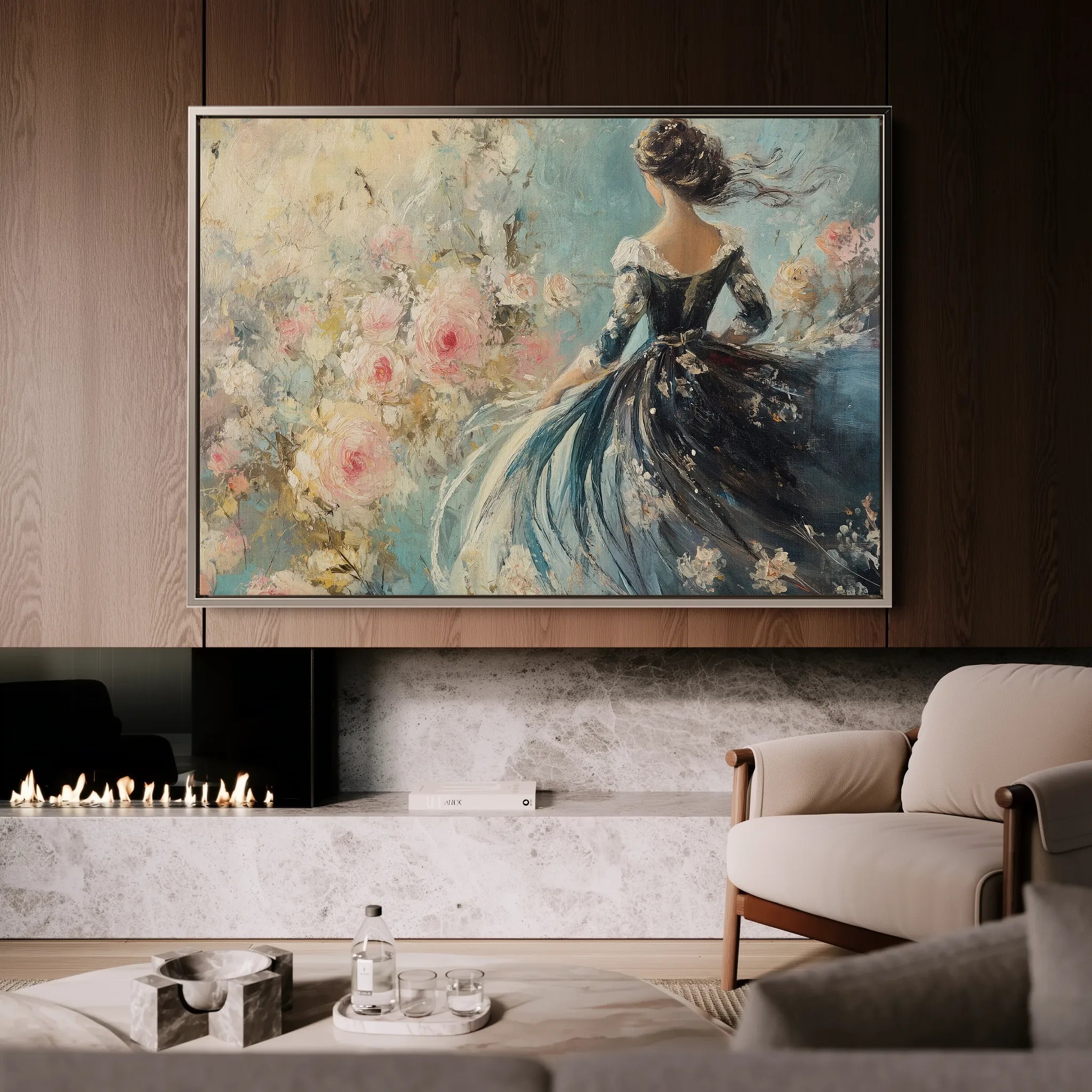 Classic 003 Canvas Art 18" x 24" / 45 x 60 cm / Black