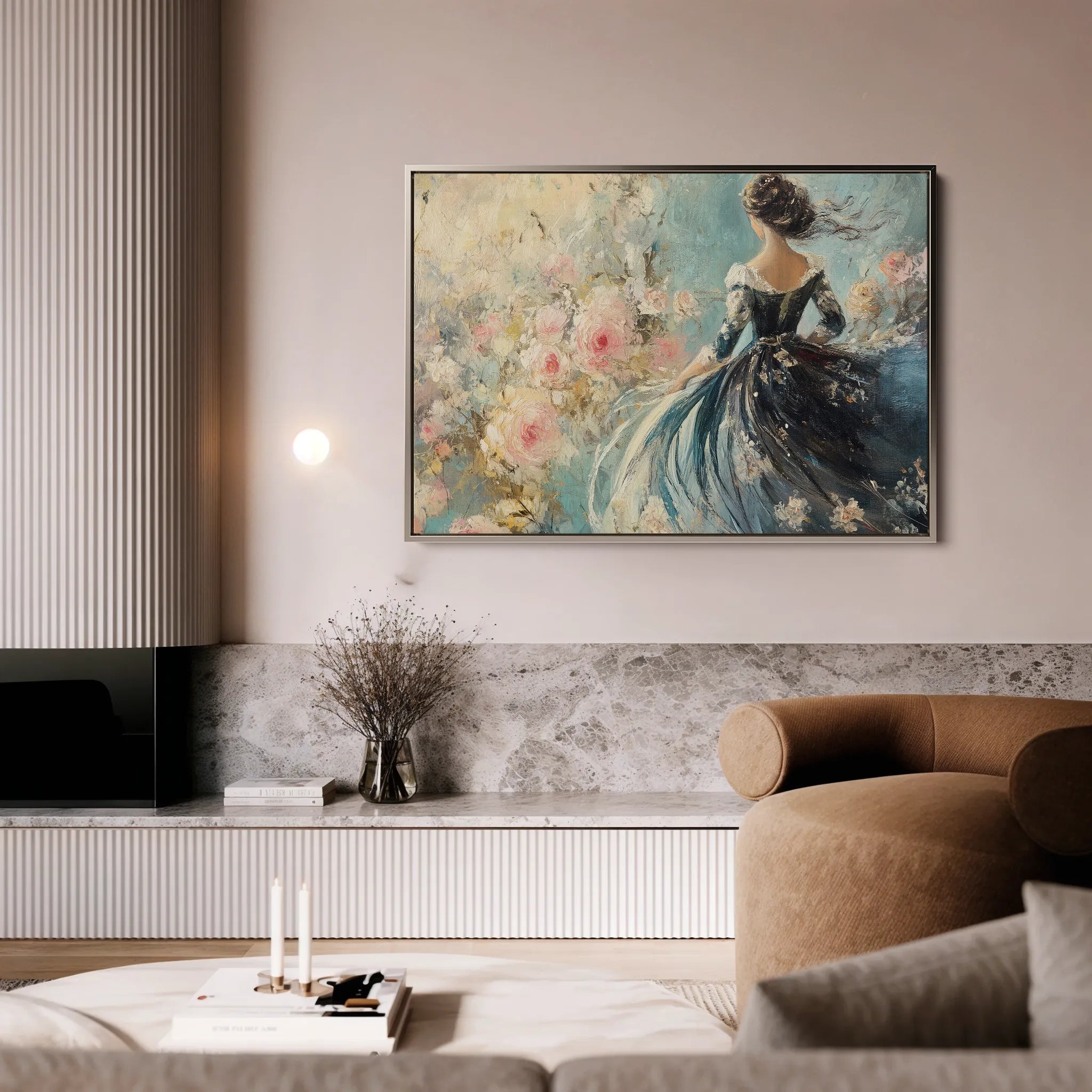 Classic 003 Canvas Art 18" x 24" / 45 x 60 cm / Black