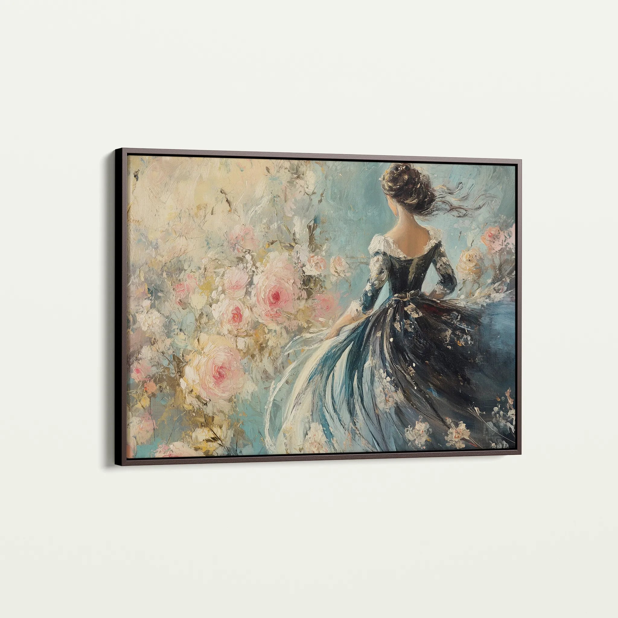 Classic 003 Canvas Art 18" x 24" / 45 x 60 cm / Black
