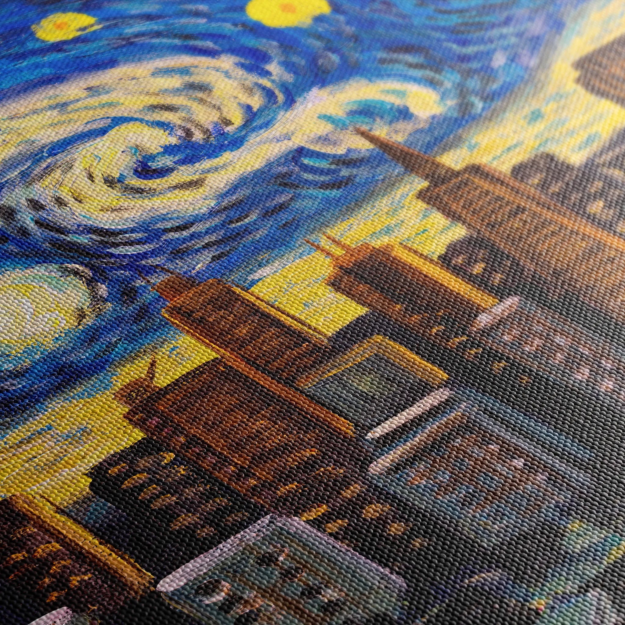 Landscape 003 Canvas Art 18" x 24" / 45 x 60 cm / Black