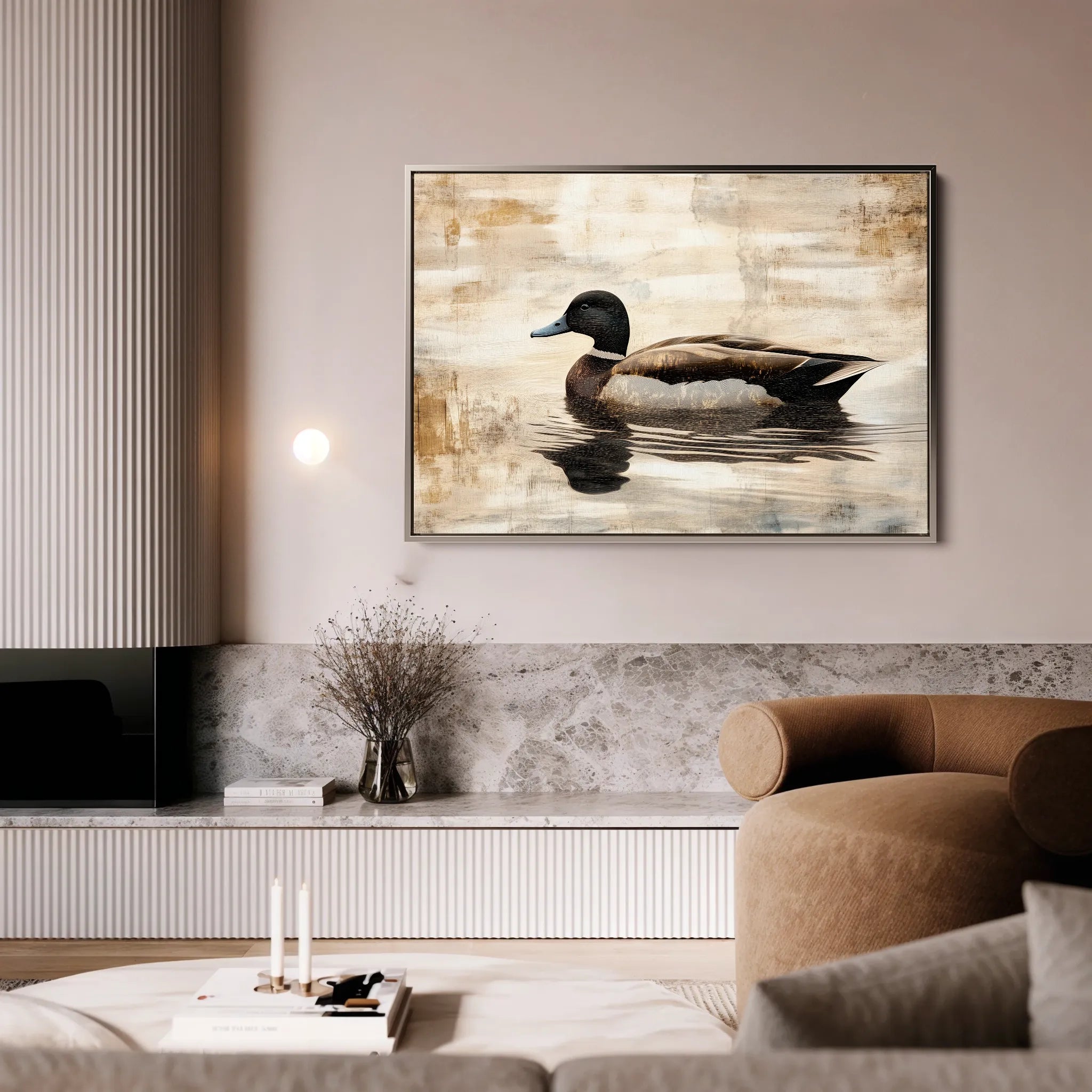 Animals 004 Canvas Art 18" x 24" / 45 x 60 cm / Black