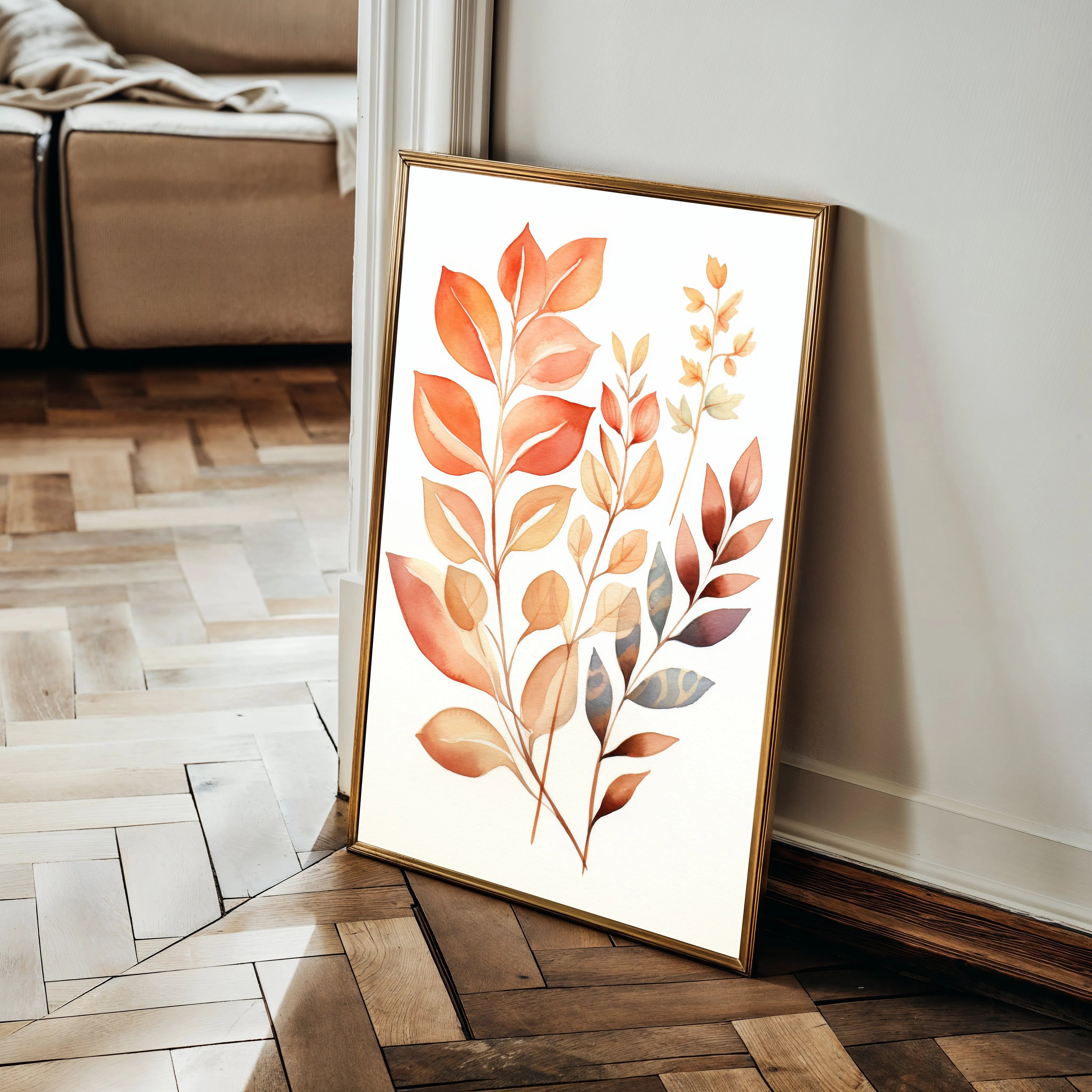 Boho 004 Canvas Art 18" x 24" / 45 x 60 cm / Black