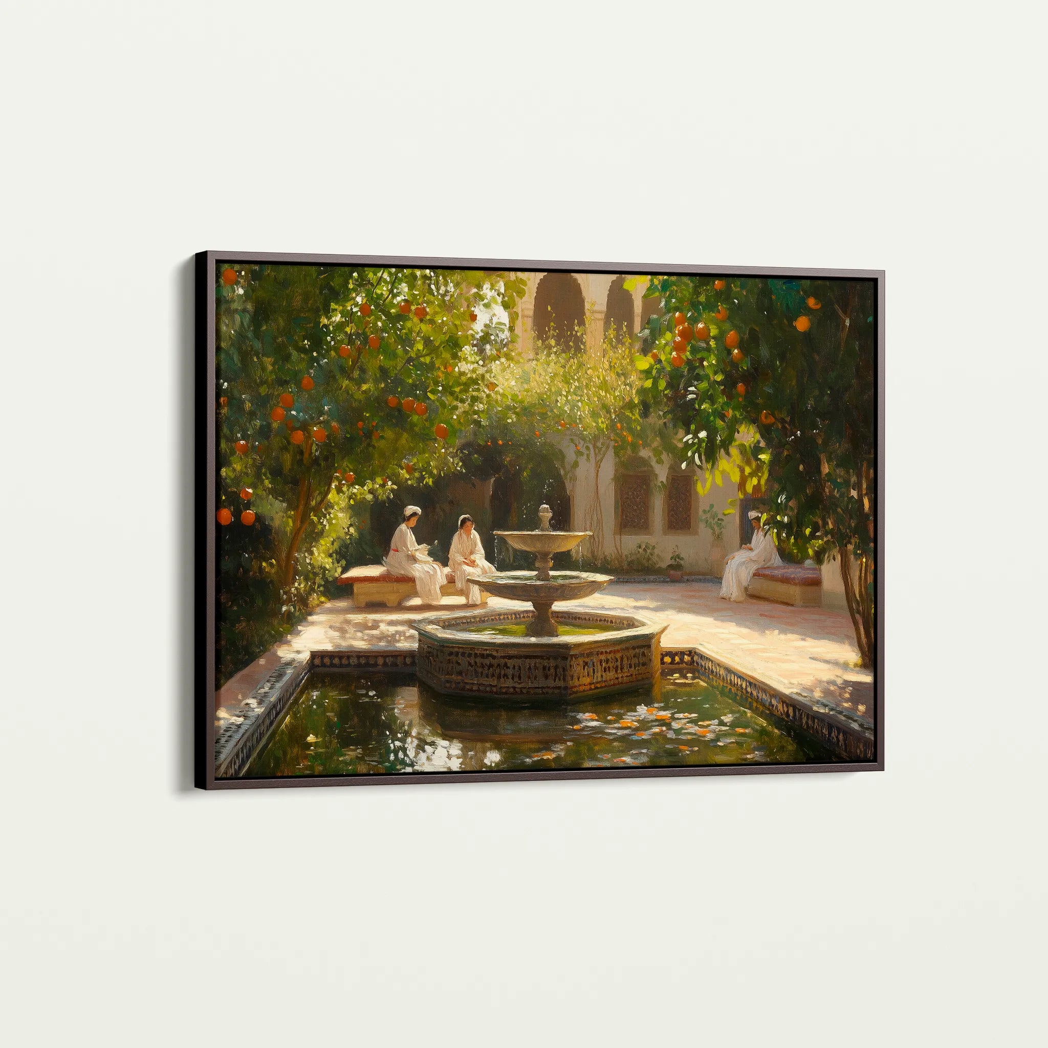 Orientalist 004 Canvas Art 18" x 24" / 45 x 60 cm / Black