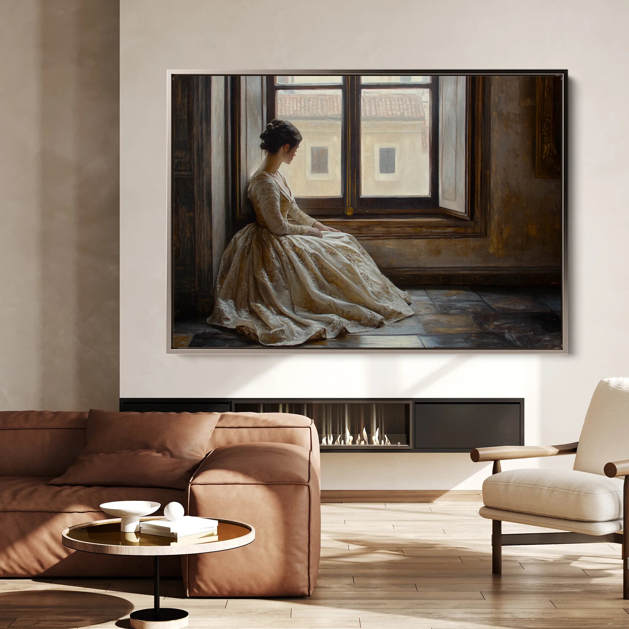 Classic 005 Canvas Art 18" x 24" / 45 x 60 cm / Black