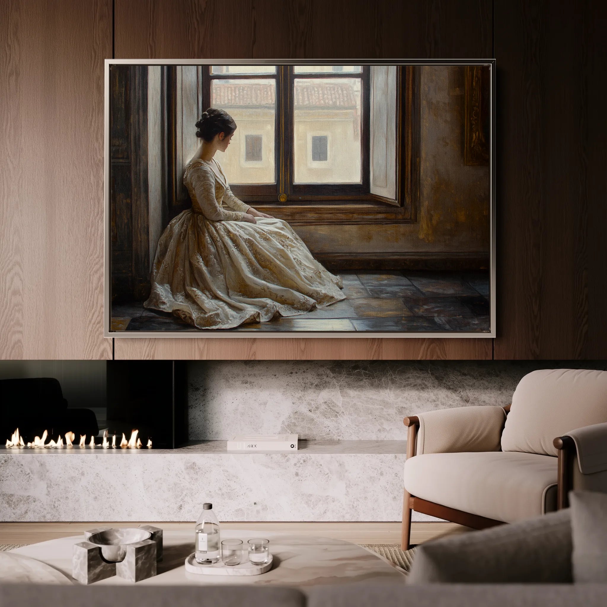 Classic 005 Canvas Art 18" x 24" / 45 x 60 cm / Black