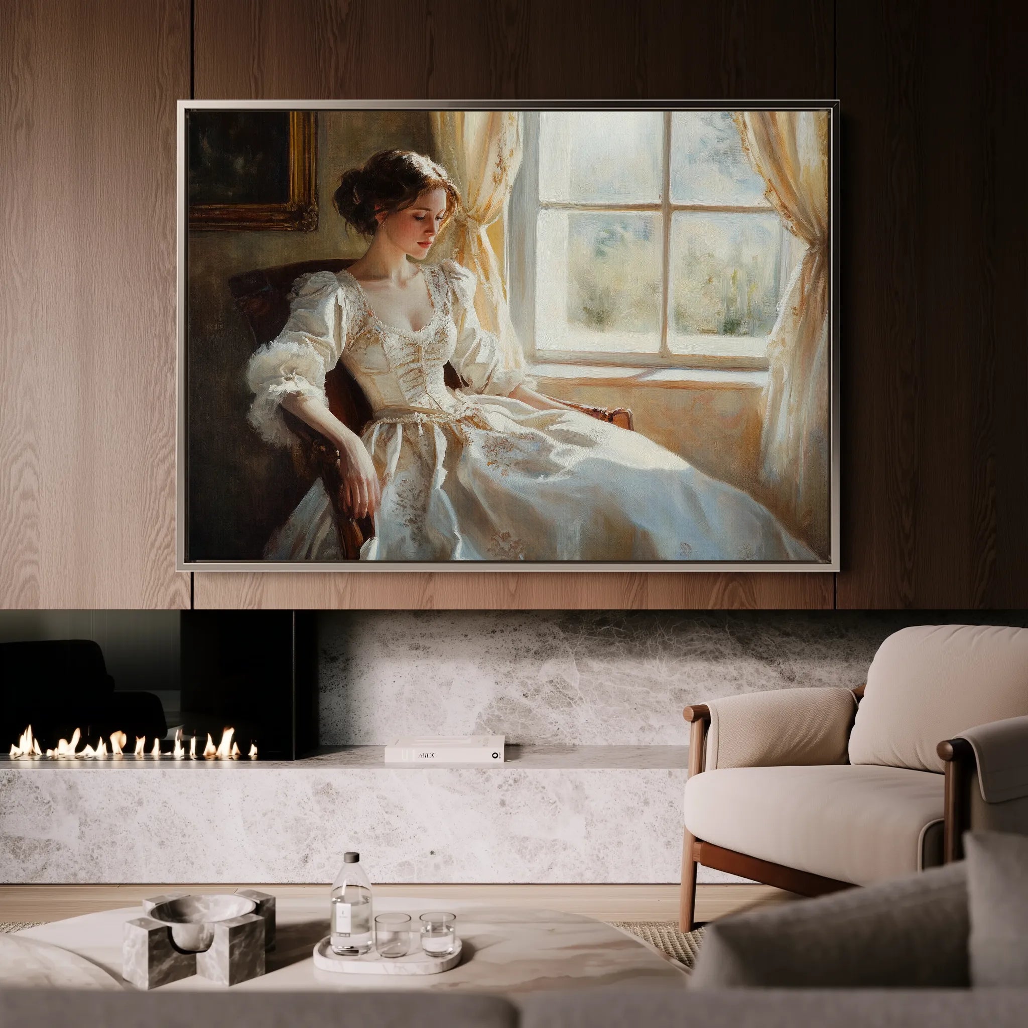Classic 006 Canvas Art 18" x 24" / 45 x 60 cm / Black