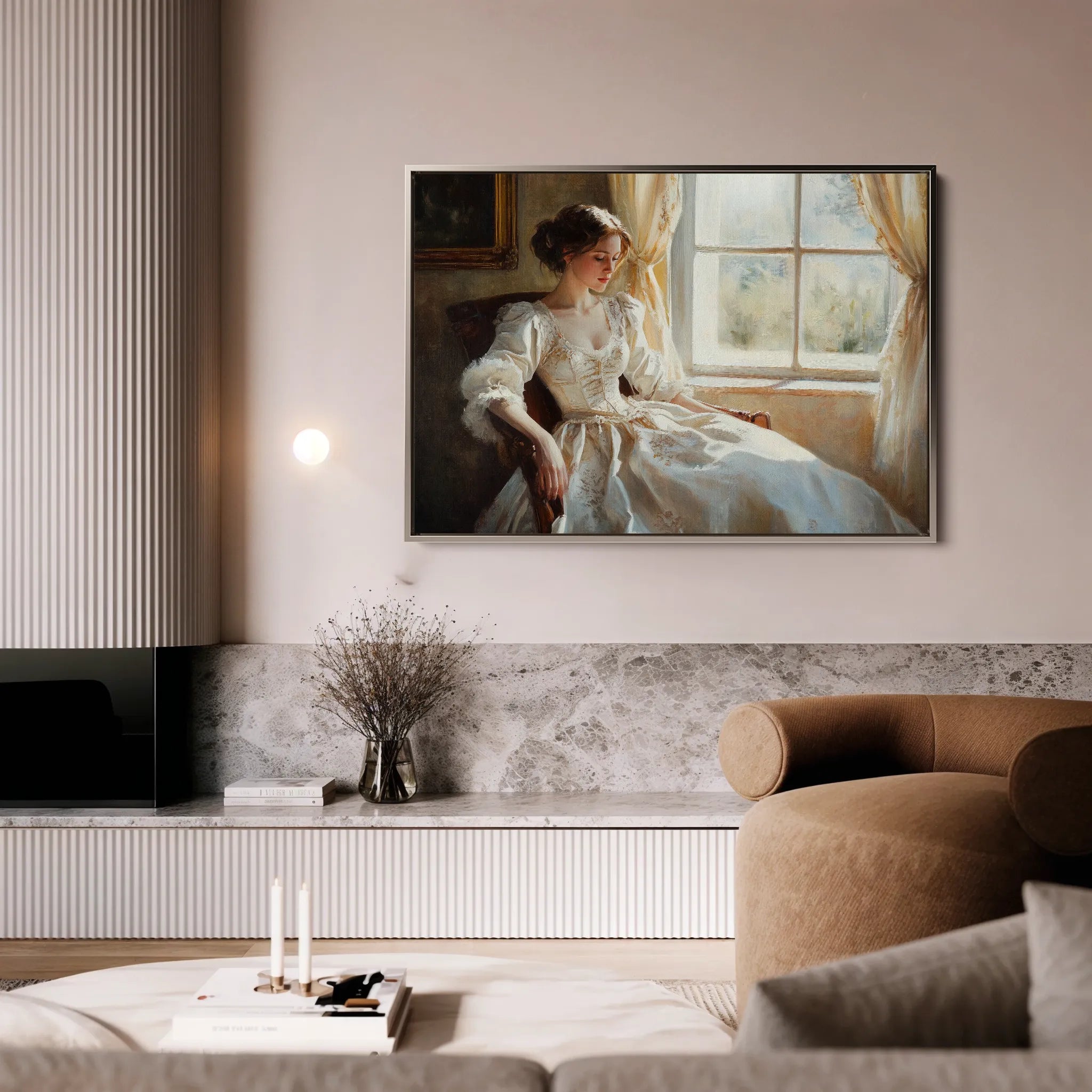 Classic 006 Canvas Art 18" x 24" / 45 x 60 cm / Black