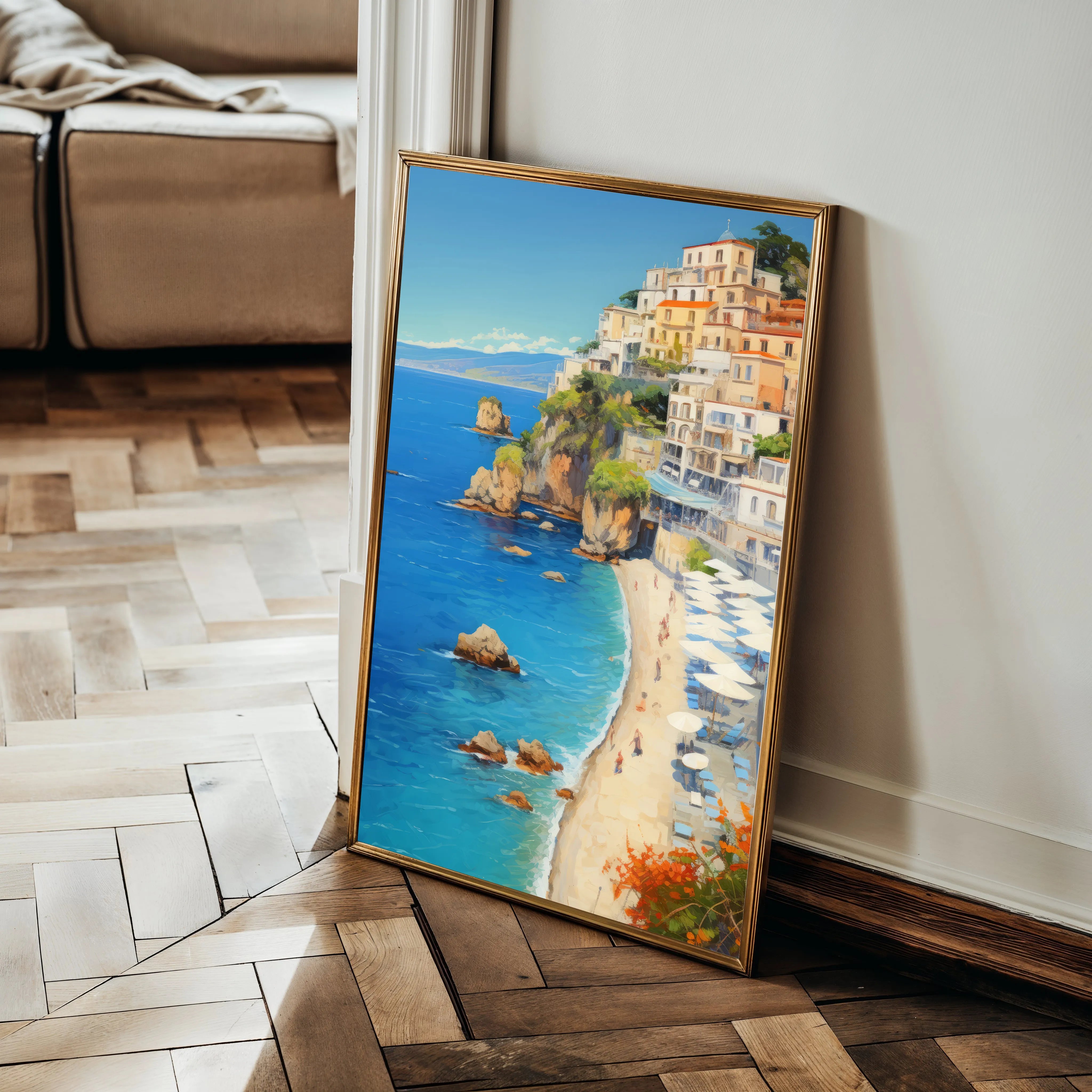 Landscape 006 Canvas Art 18" x 24" / 45 x 60 cm / Black
