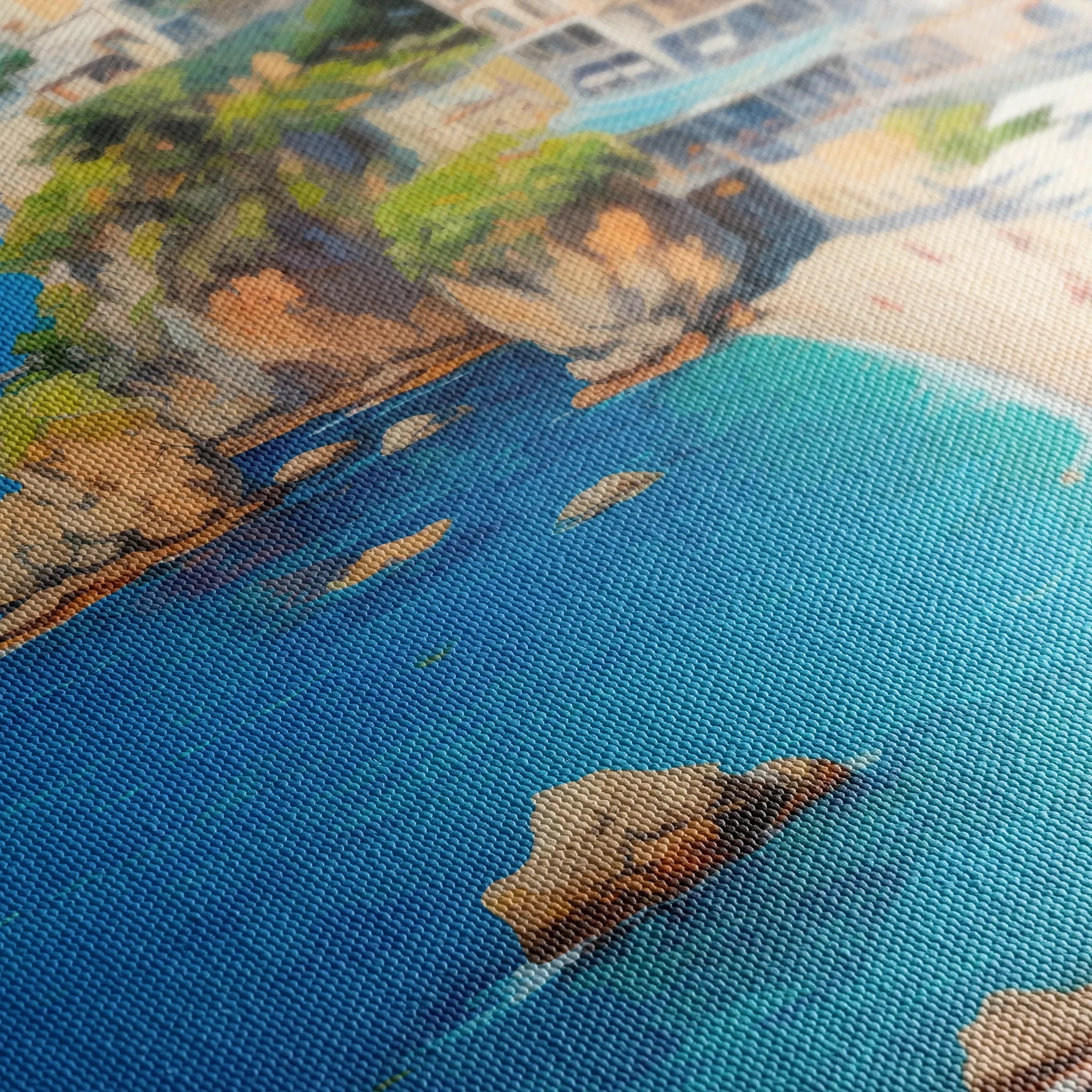 Landscape 006 Canvas Art 18" x 24" / 45 x 60 cm / Black
