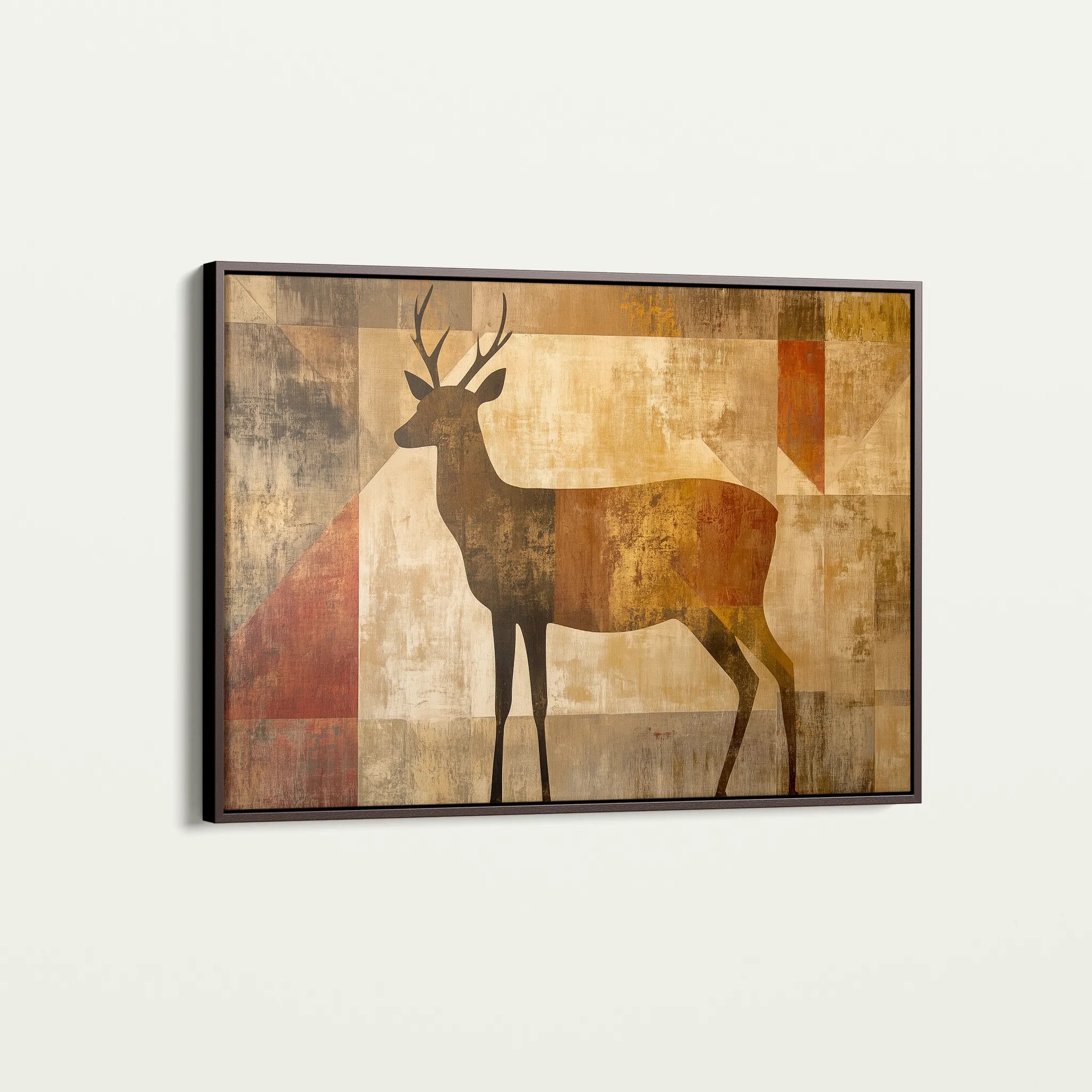 Animals 007 Canvas Art 18" x 24" / 45 x 60 cm / Black