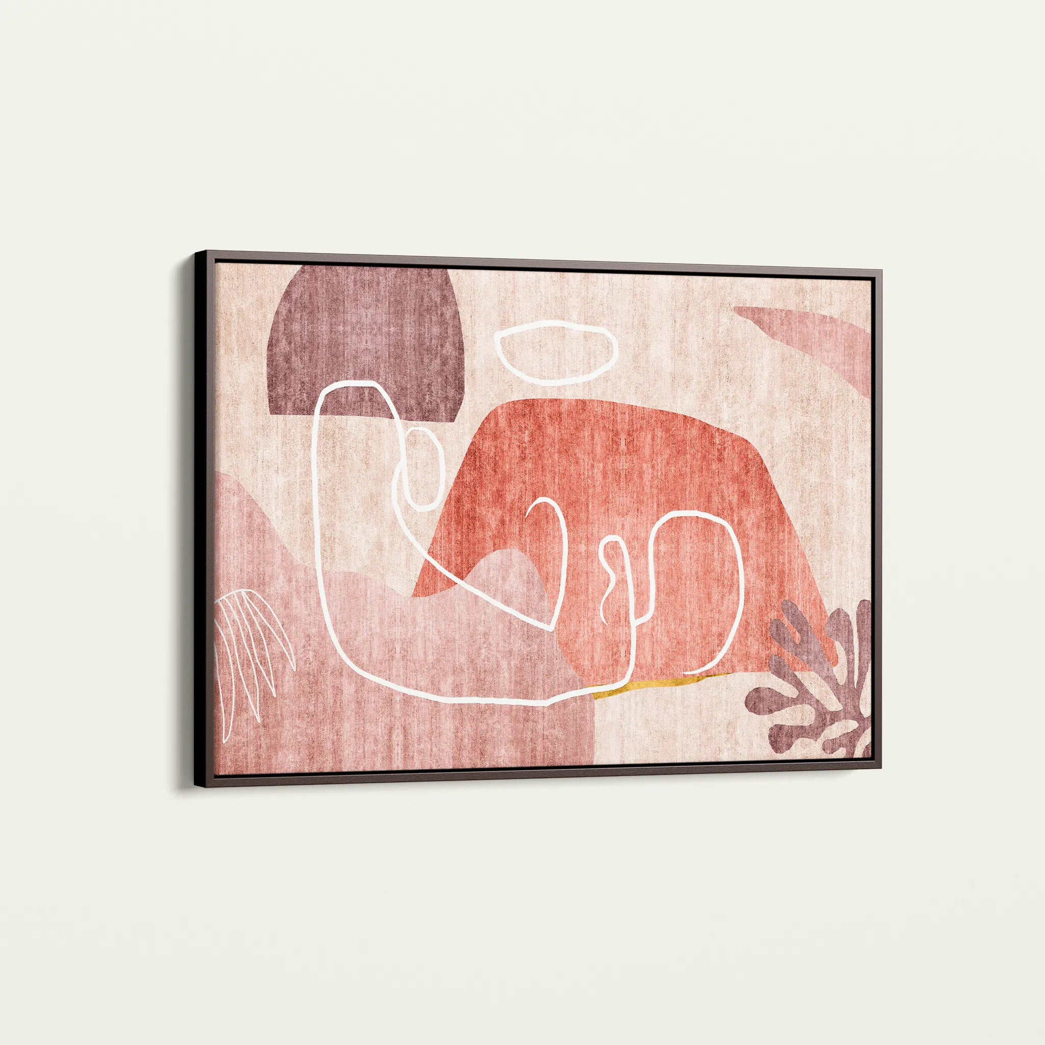 Boho 007 Canvas Art 18" x 24" / 45 x 60 cm / Black