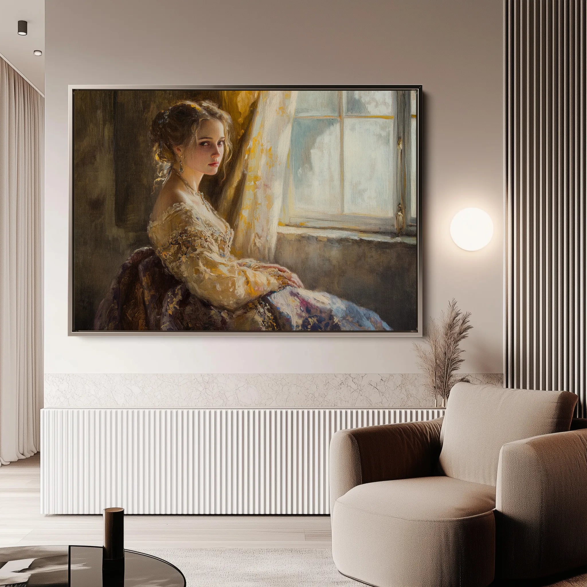 Classic 007 Canvas Art 18" x 24" / 45 x 60 cm / Black