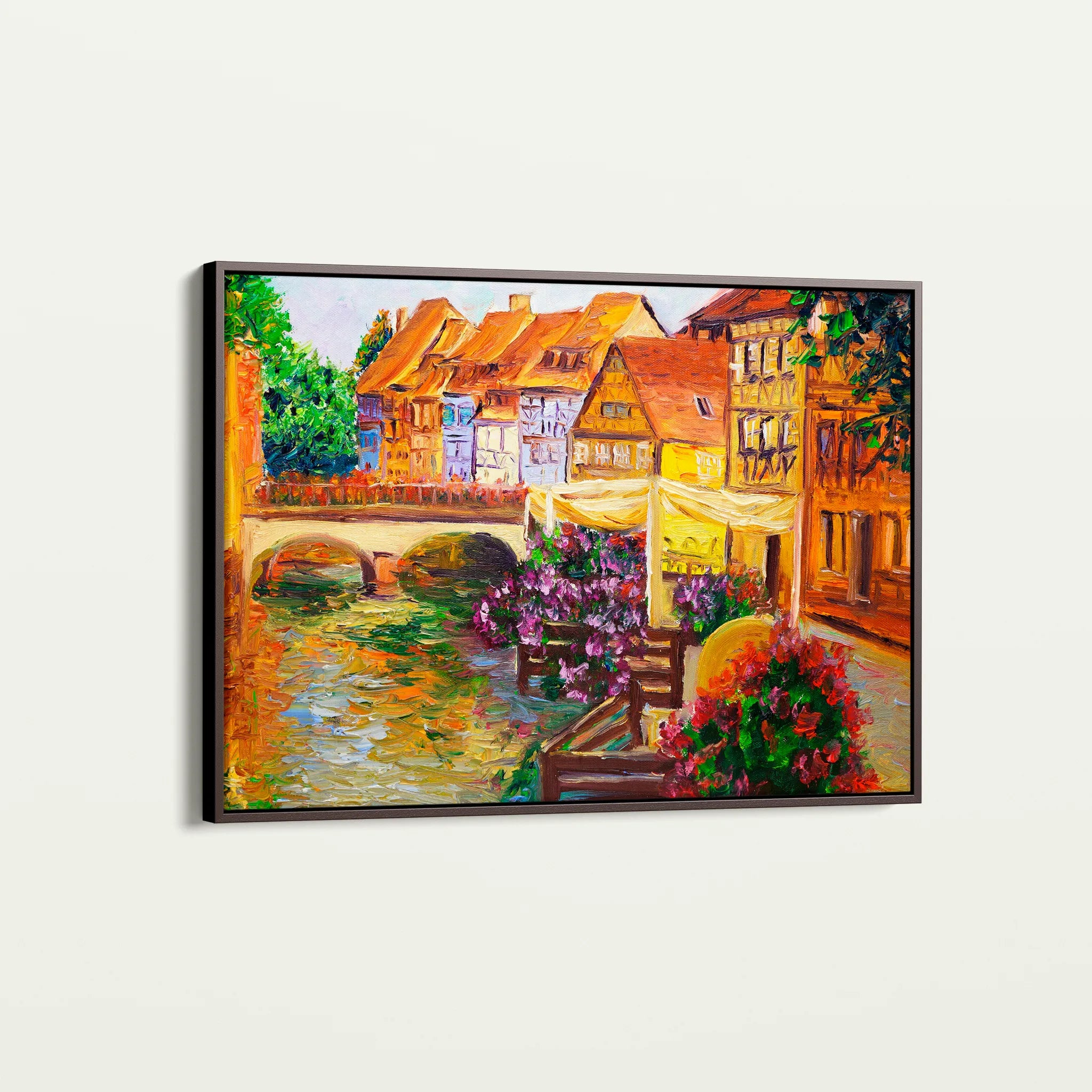 Landscape 007 Canvas Art 18" x 24" / 45 x 60 cm / Black