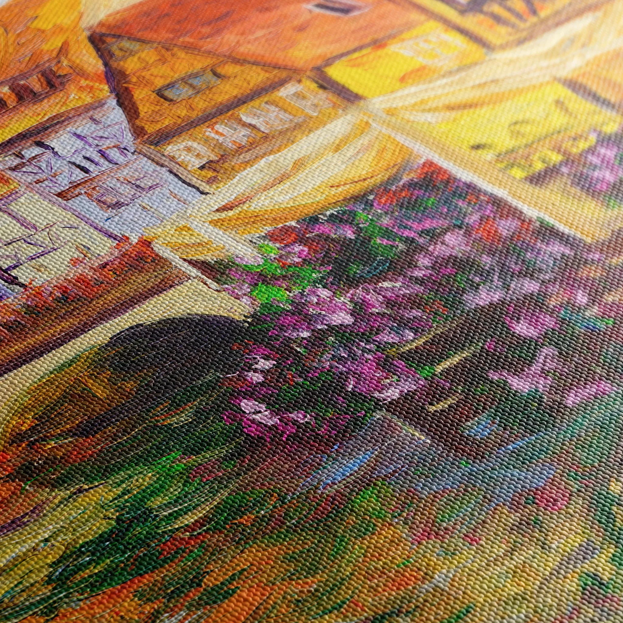 Landscape 007 Canvas Art 18" x 24" / 45 x 60 cm / Black