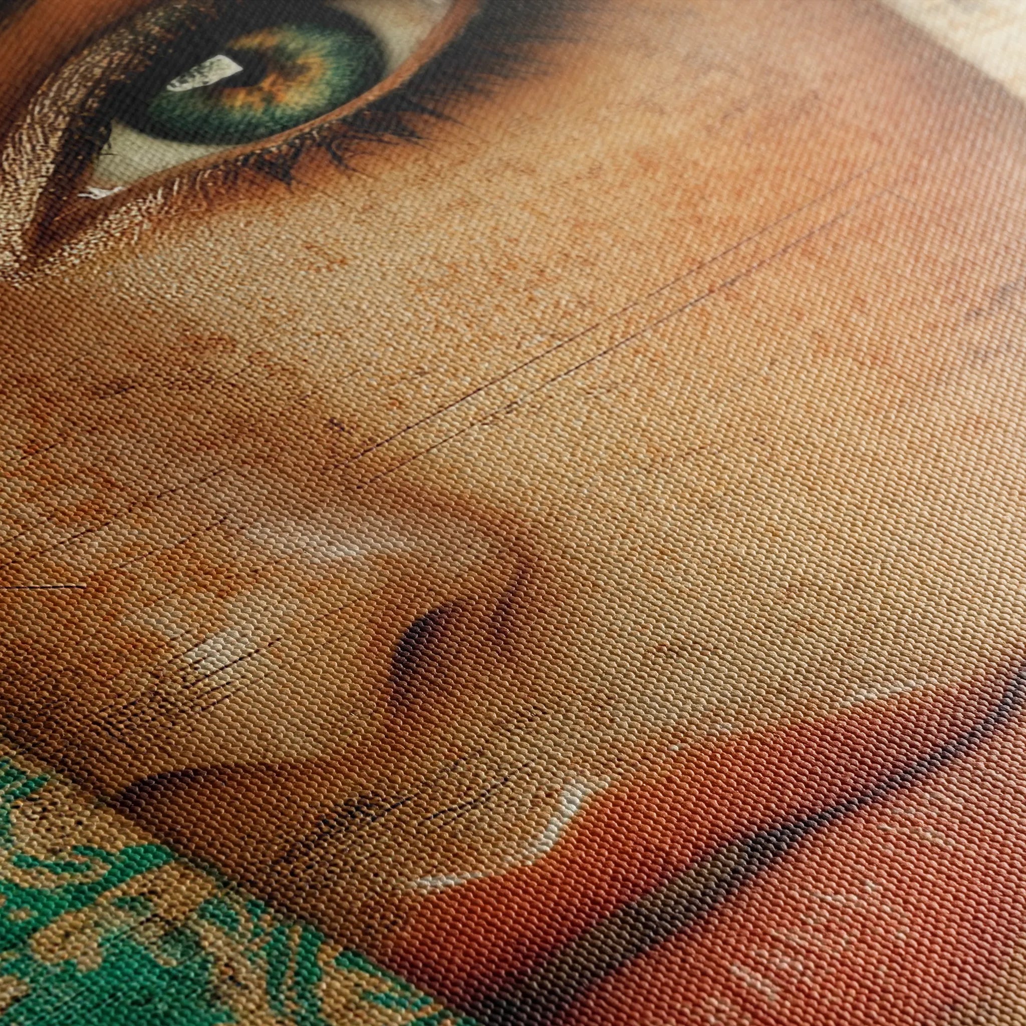 Portrait 007 Canvas Art 18" x 24" / 45 x 60 cm / Black