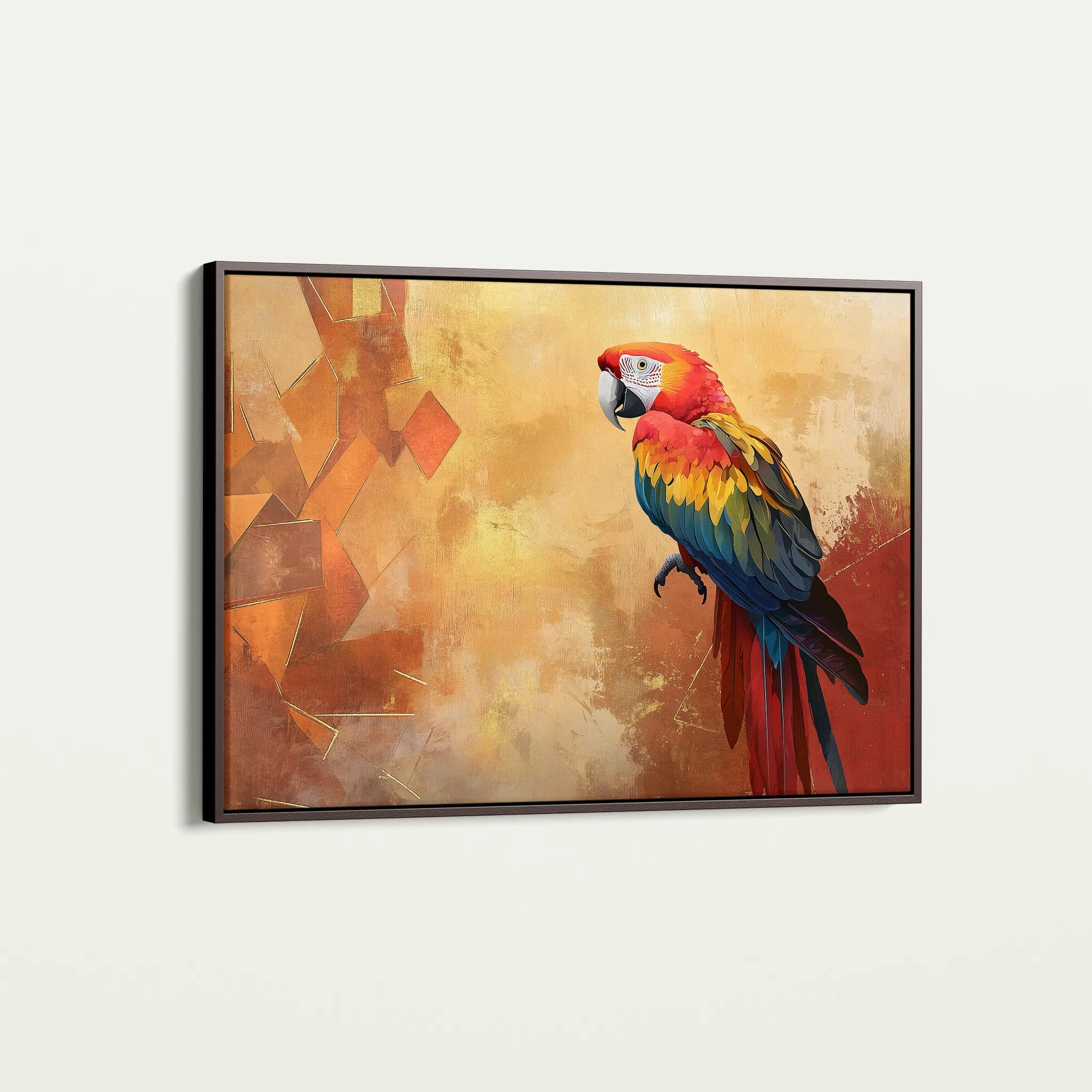 Animals 008 Canvas Art 18" x 24" / 45 x 60 cm / Black