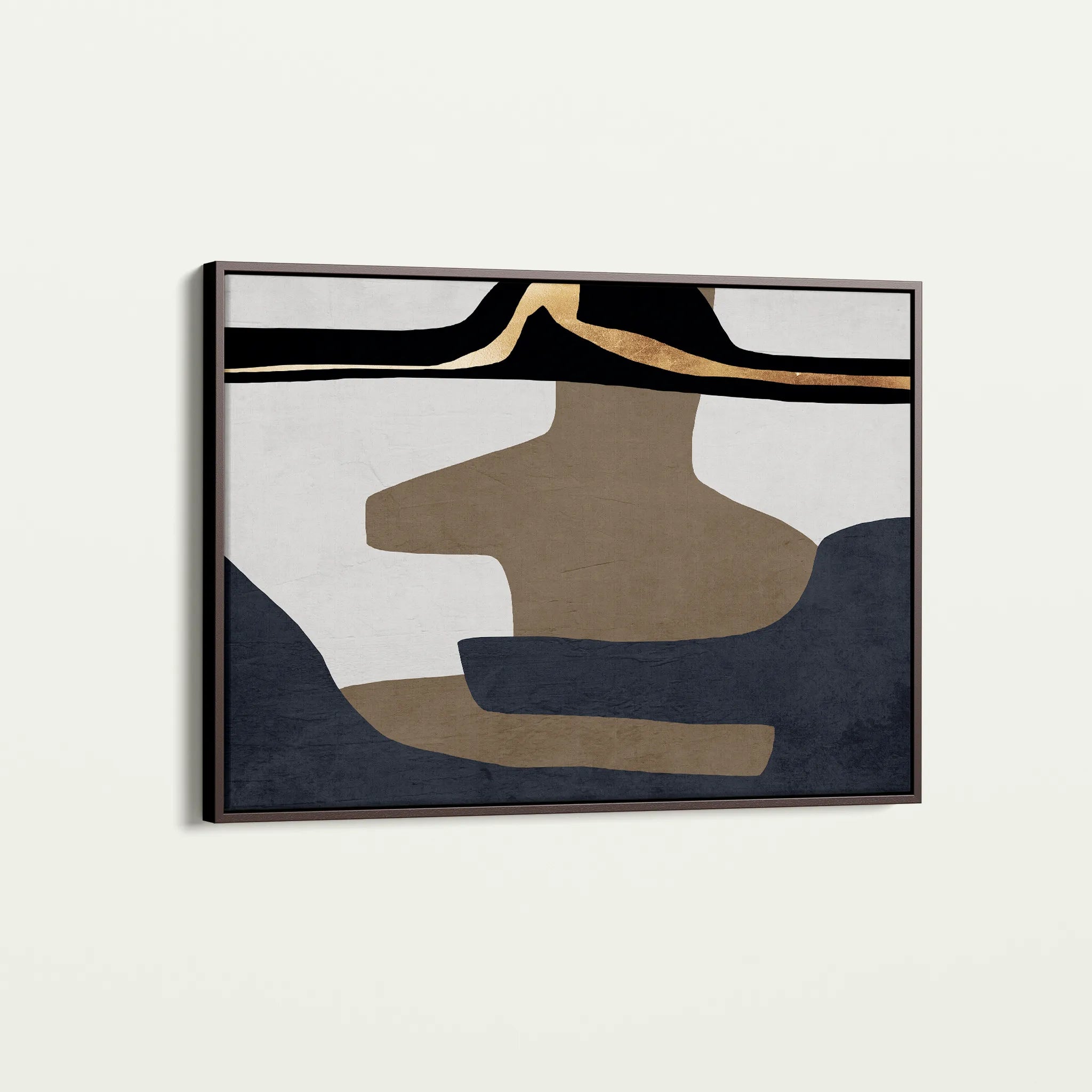 Boho 008 Canvas Art 18" x 24" / 45 x 60 cm / Black