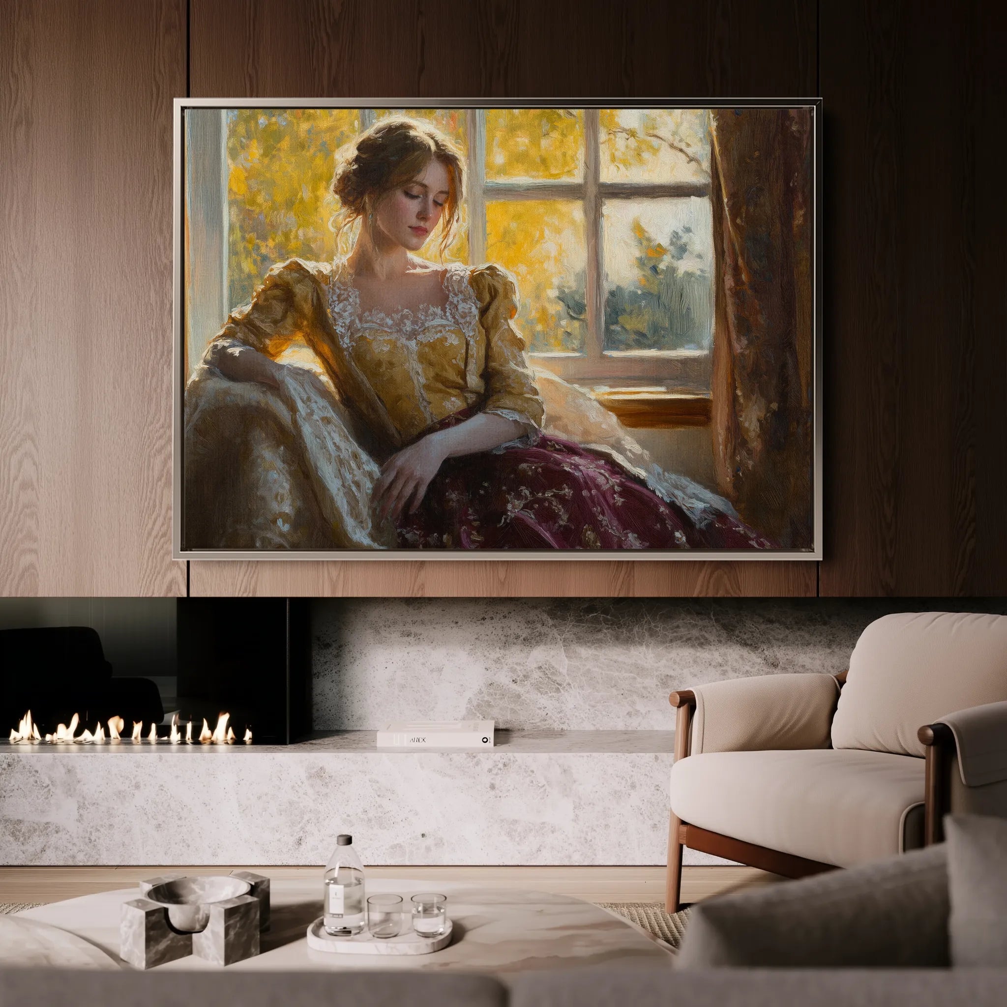 Classic 008 Canvas Art 18" x 24" / 45 x 60 cm / Black