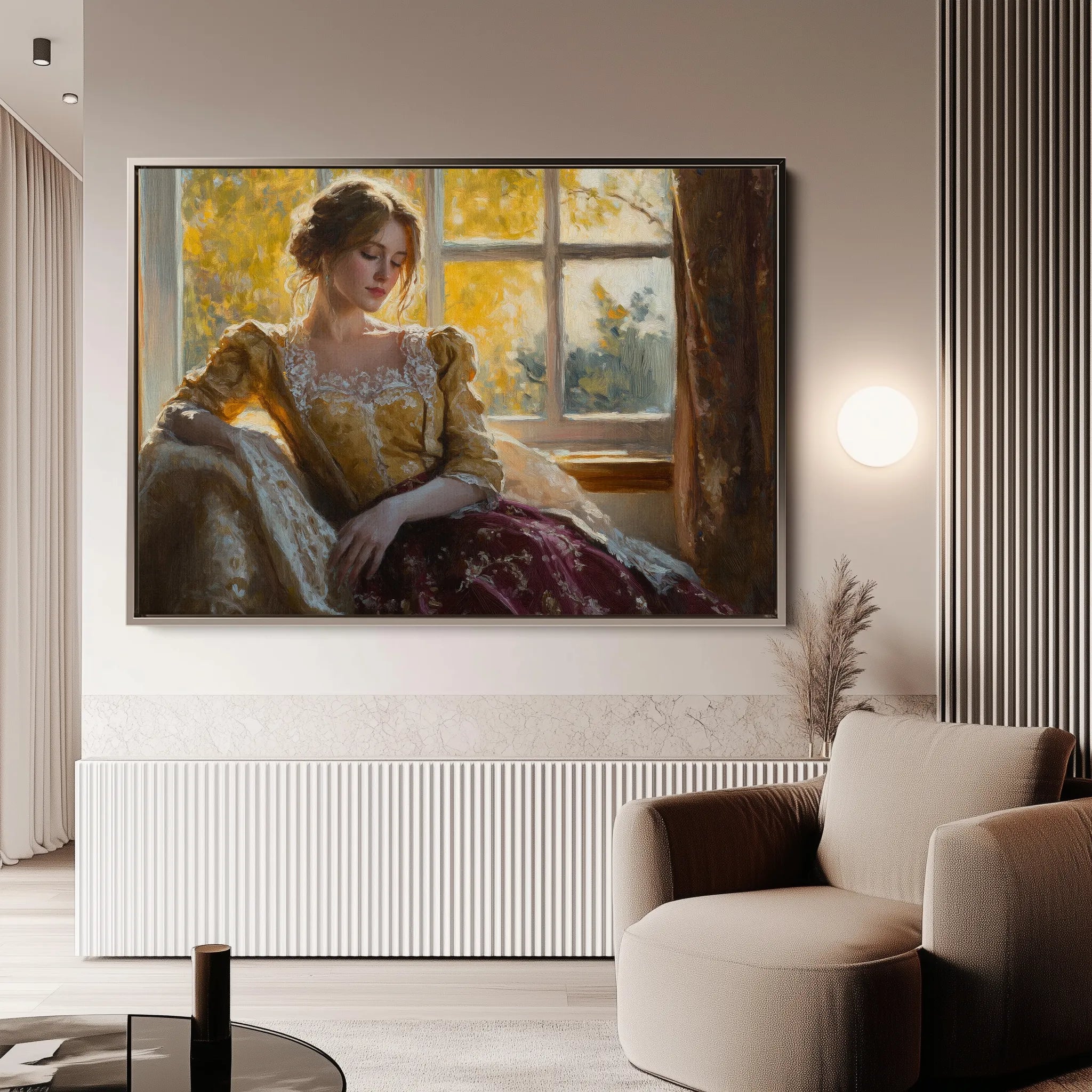Classic 008 Canvas Art 18" x 24" / 45 x 60 cm / Black