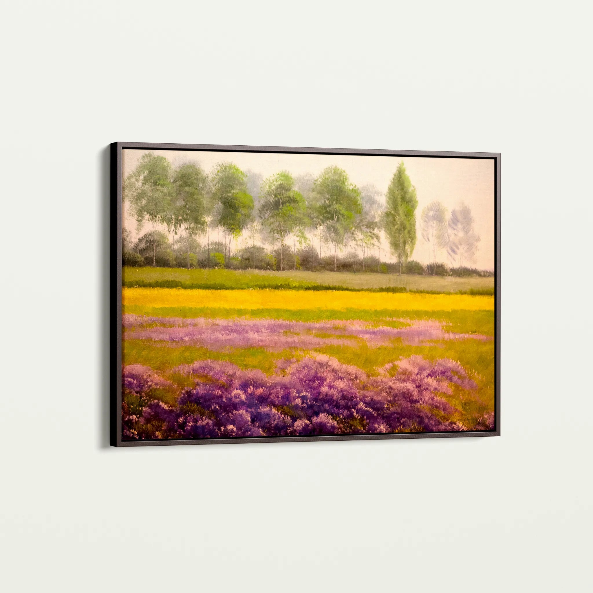 Landscape 008 Canvas Art 18" x 24" / 45 x 60 cm / Black