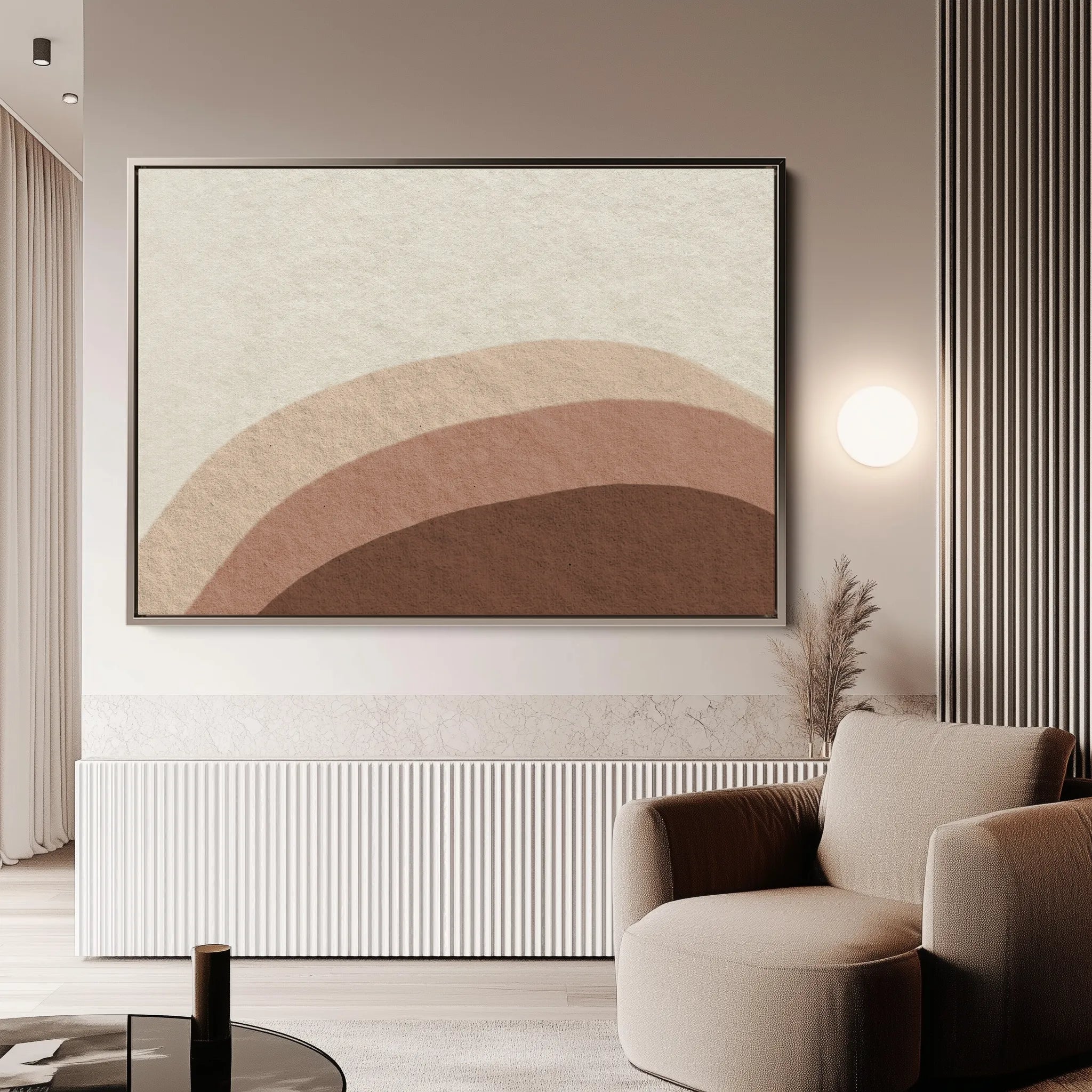 Boho 009 Canvas Art 18" x 24" / 45 x 60 cm / Black