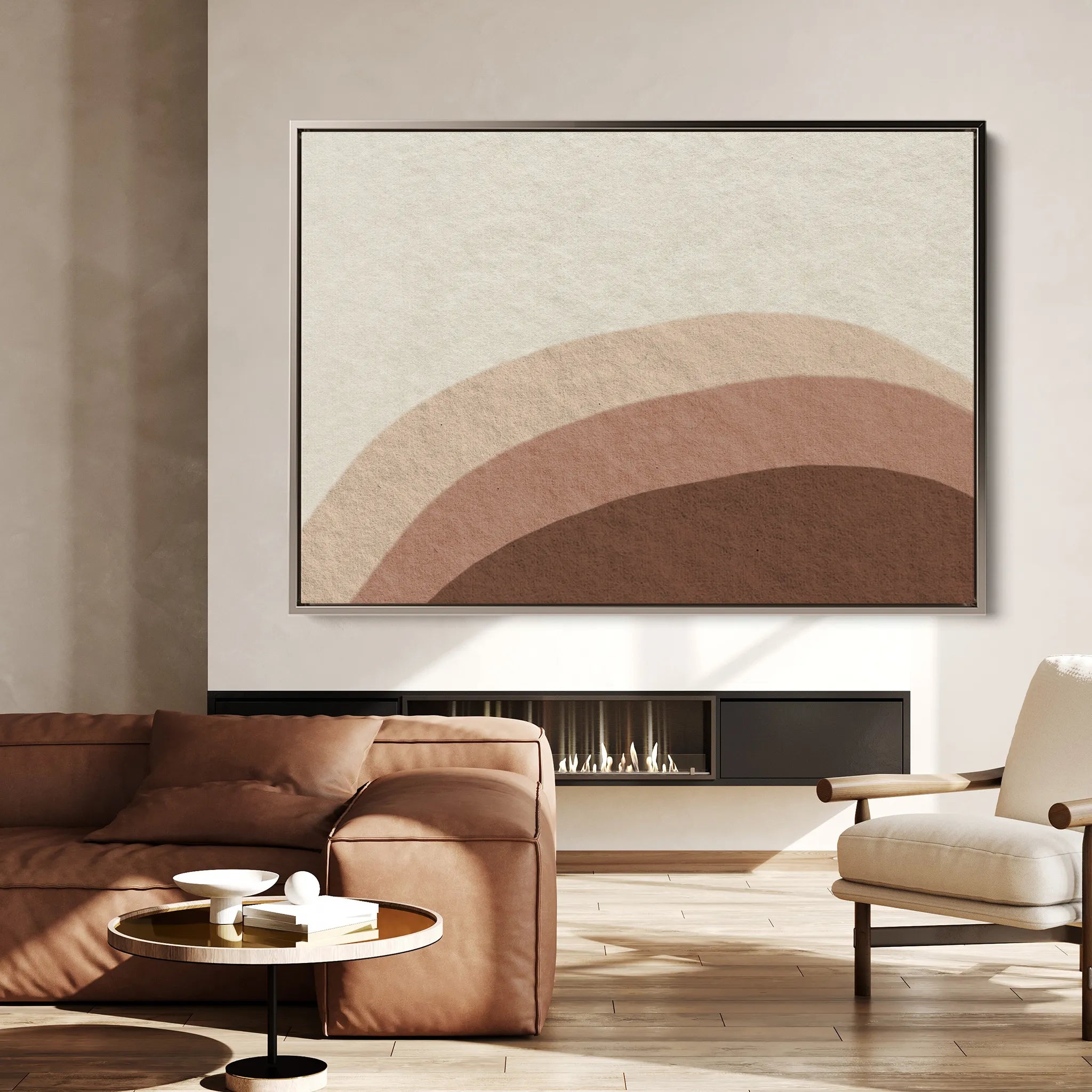 Boho 009 Canvas Art 18" x 24" / 45 x 60 cm / Black
