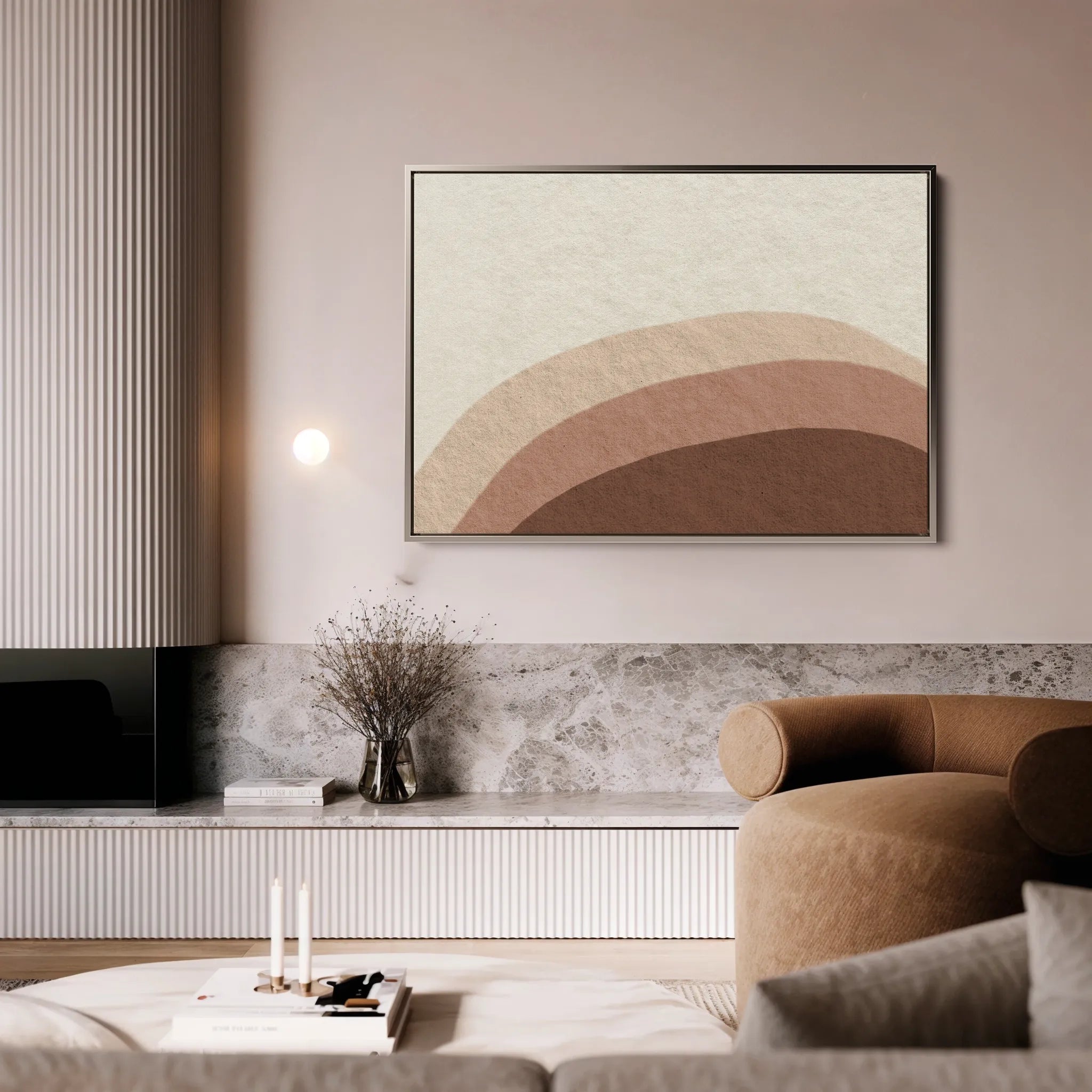 Boho 009 Canvas Art 18" x 24" / 45 x 60 cm / Black