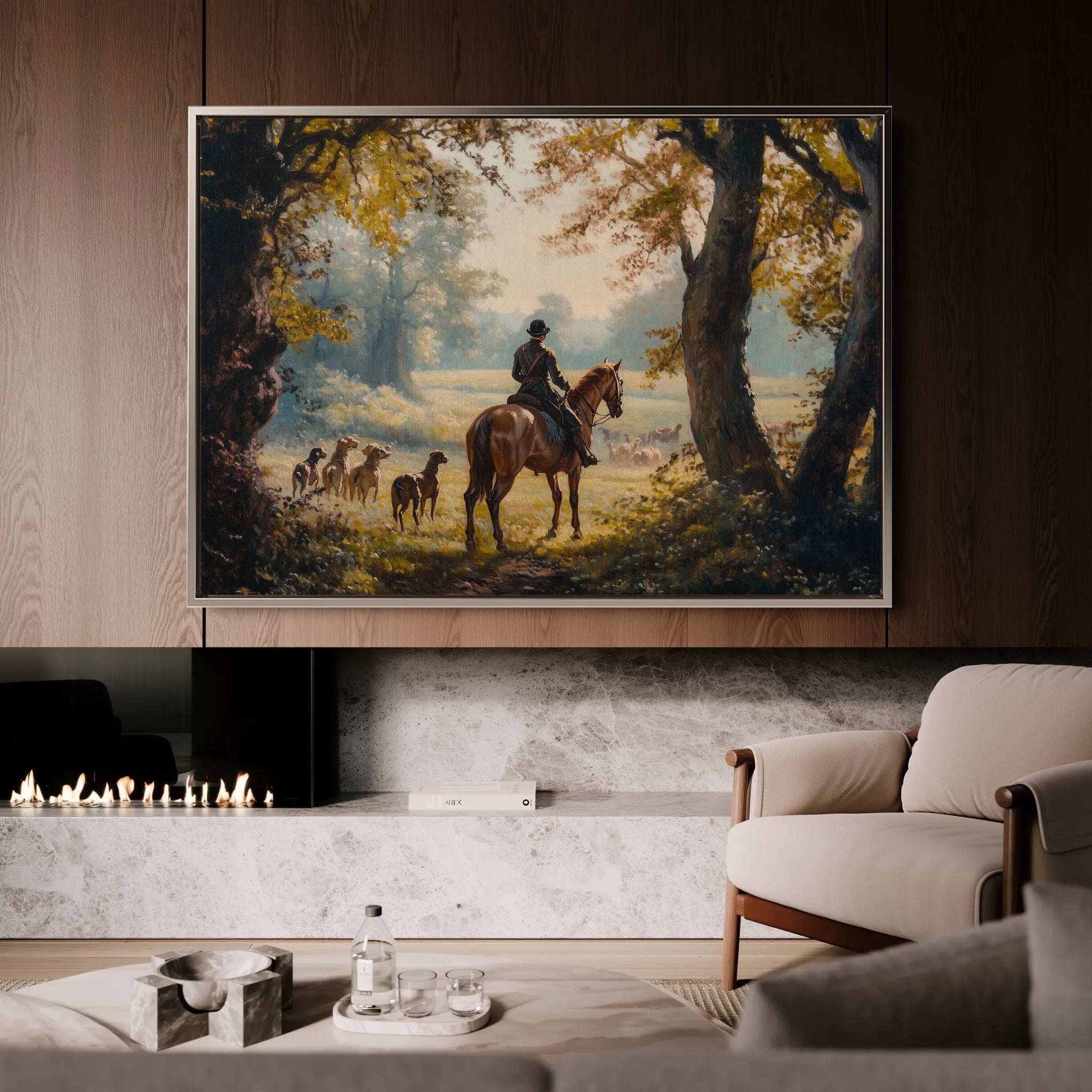 Classic 009 Canvas Art 18" x 24" / 45 x 60 cm / Black