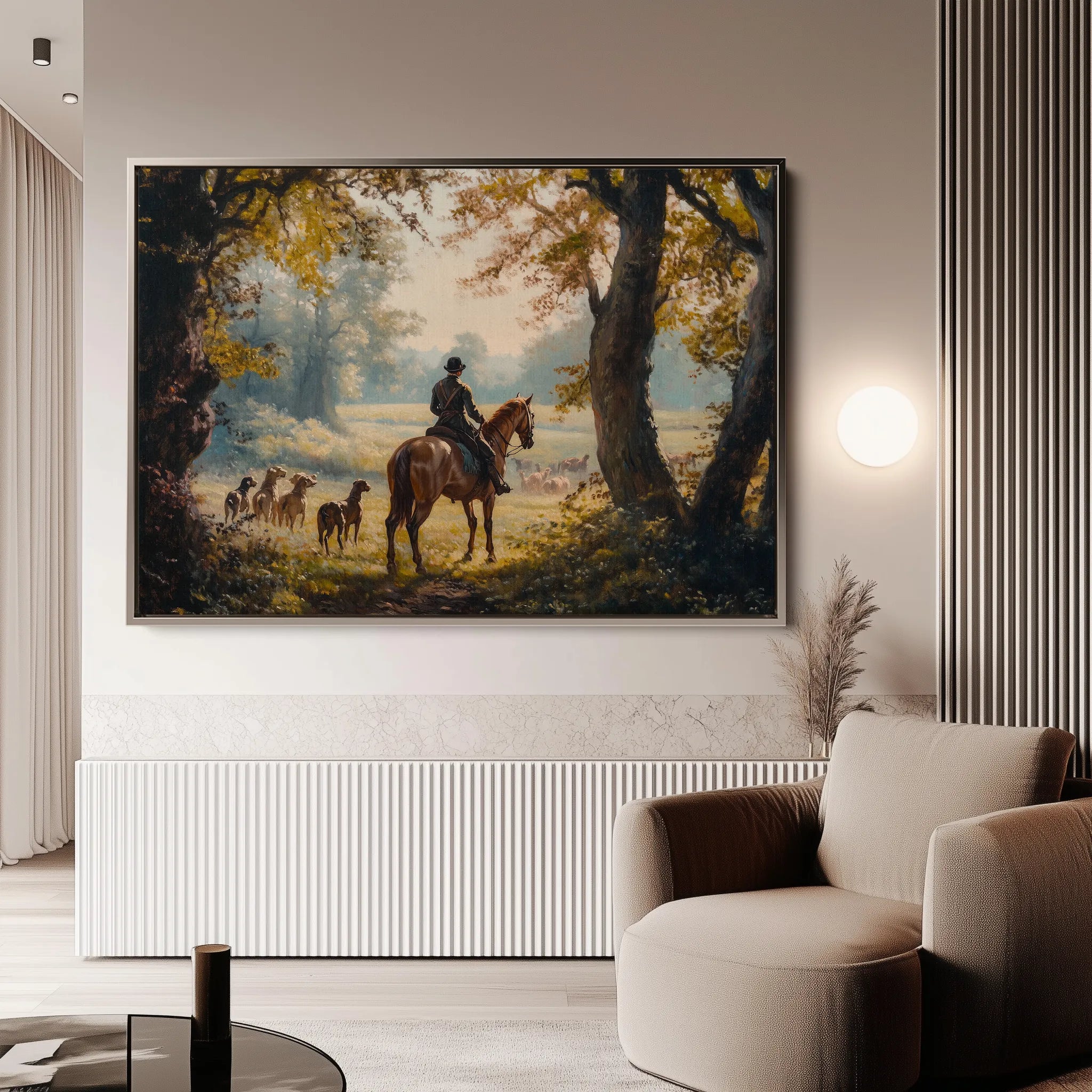 Classic 009 Canvas Art 18" x 24" / 45 x 60 cm / Black
