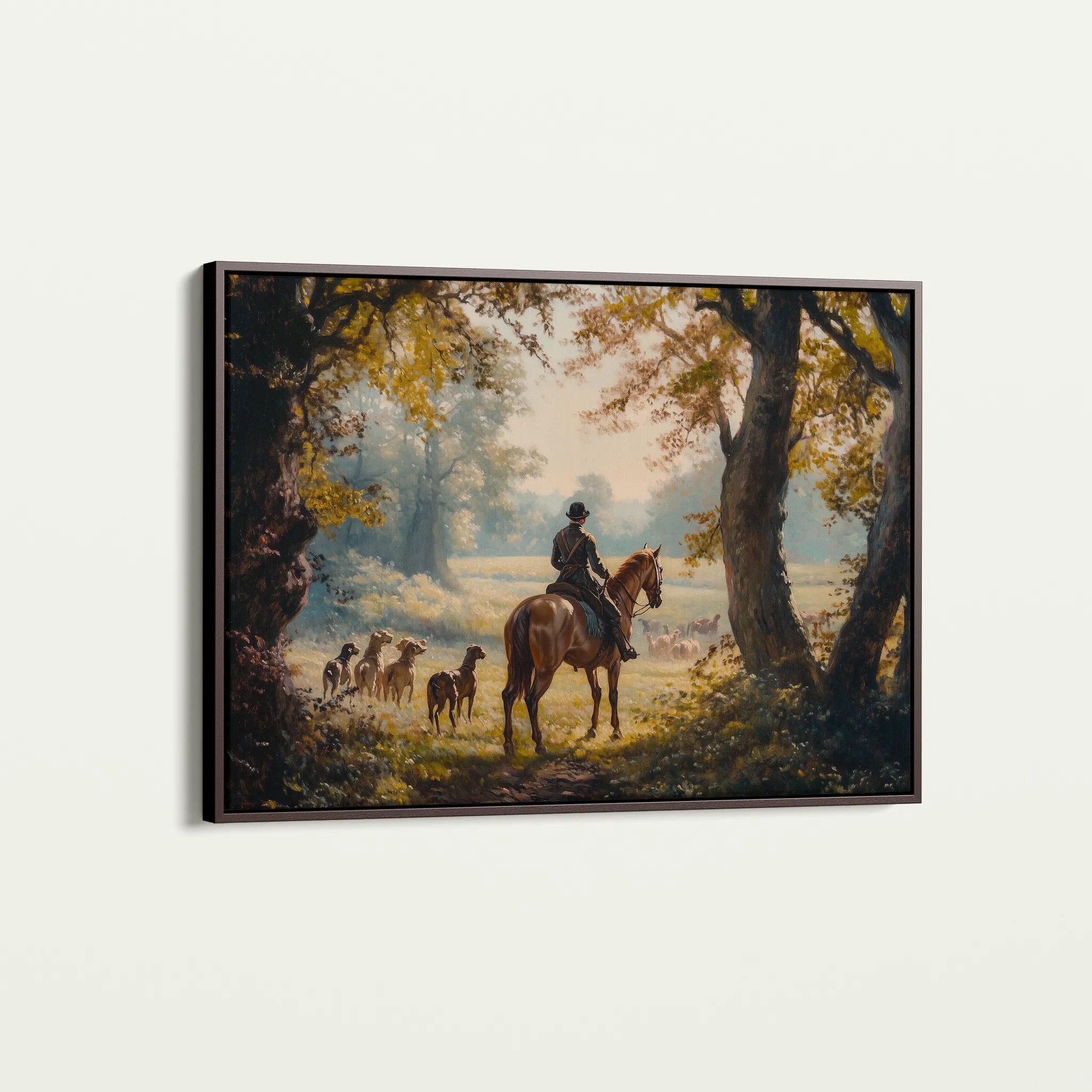 Classic 009 Canvas Art 18" x 24" / 45 x 60 cm / Black