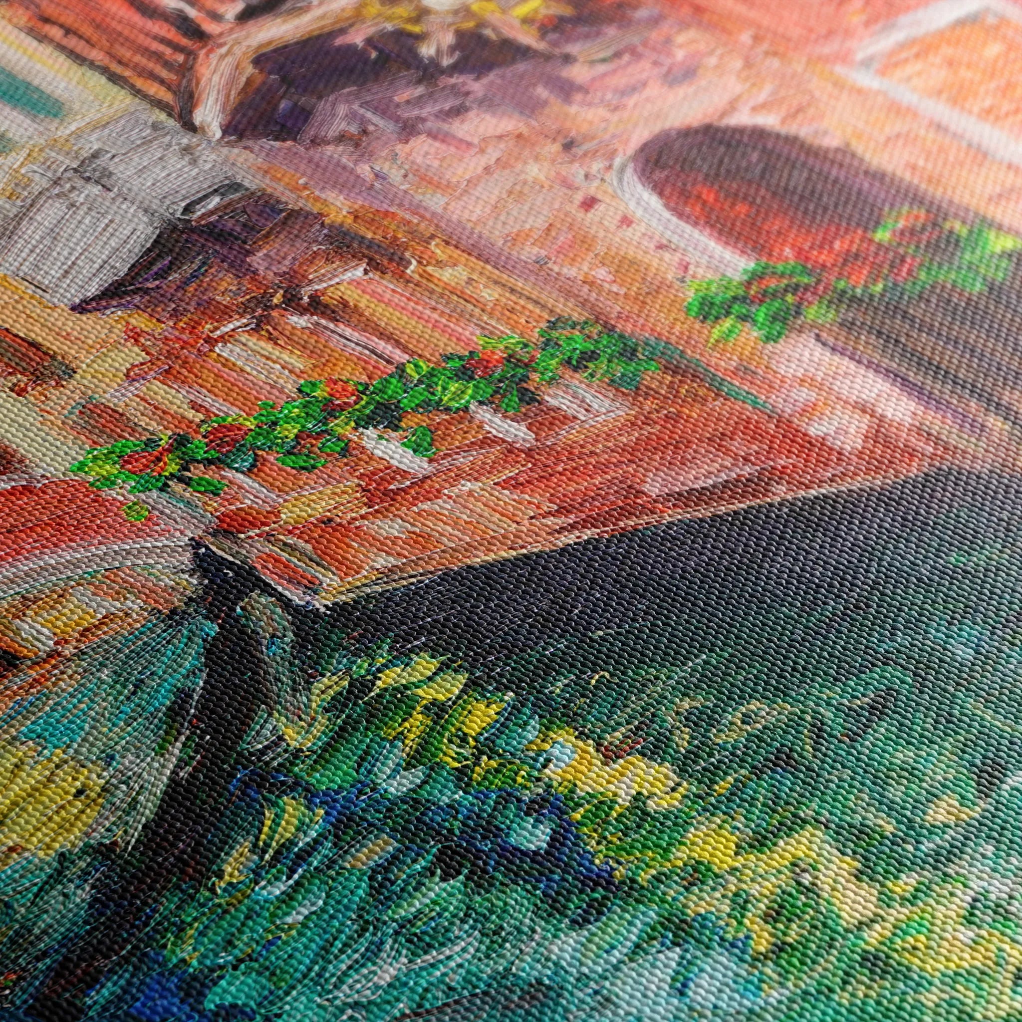 Landscape 009 Canvas Art 18" x 24" / 45 x 60 cm / Black