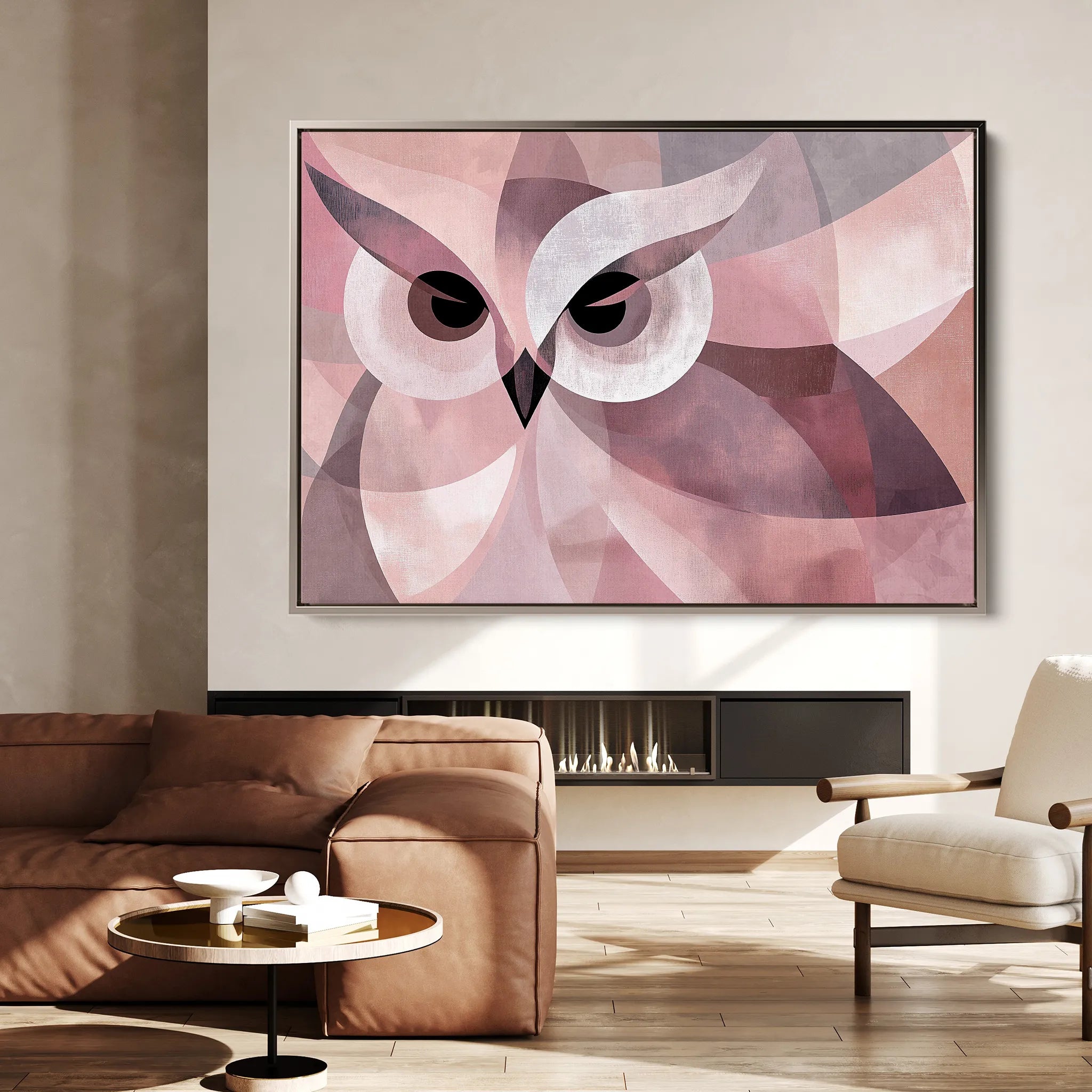 Animals 010 Canvas Art 18" x 24" / 45 x 60 cm / Black