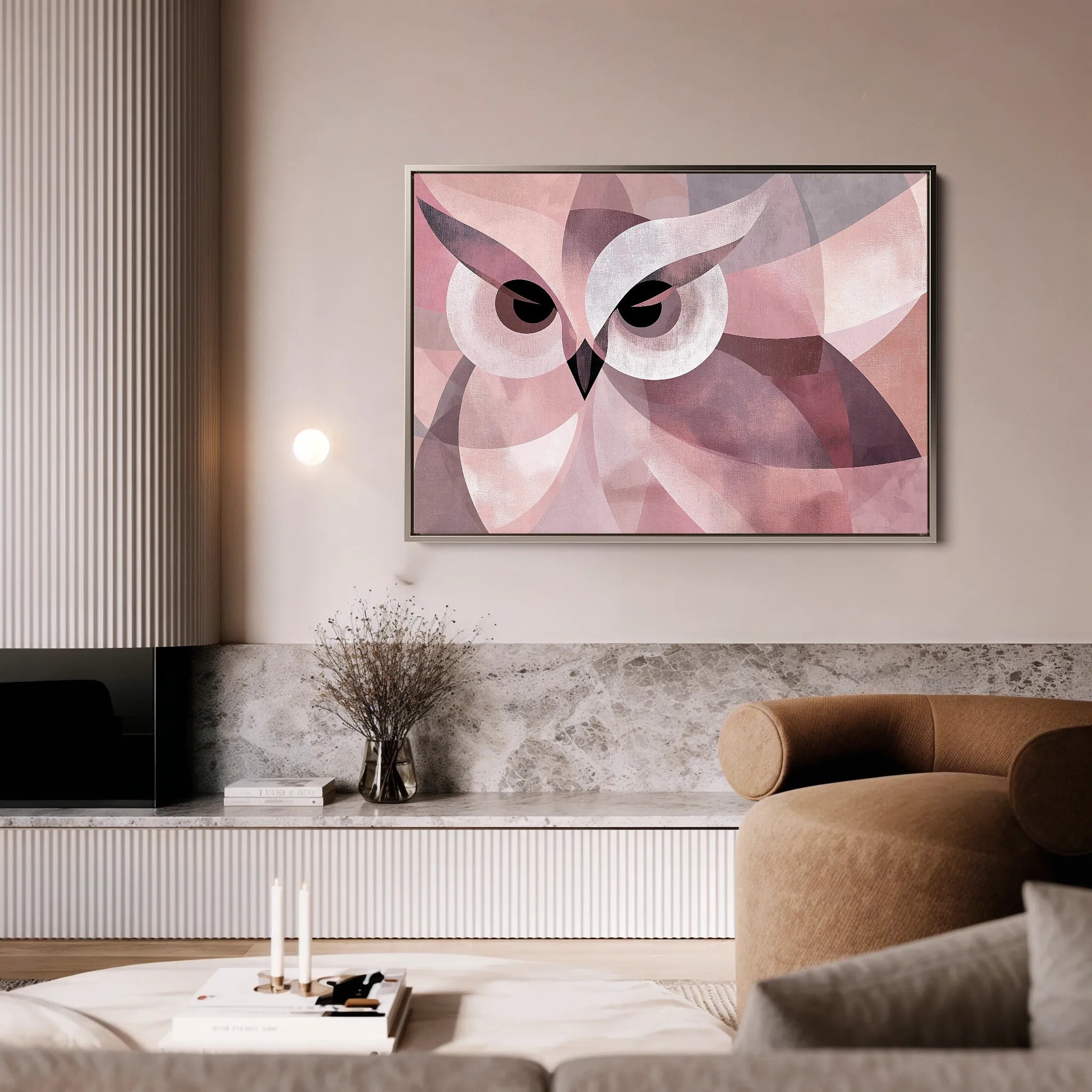 Animals 010 Canvas Art 18" x 24" / 45 x 60 cm / Black