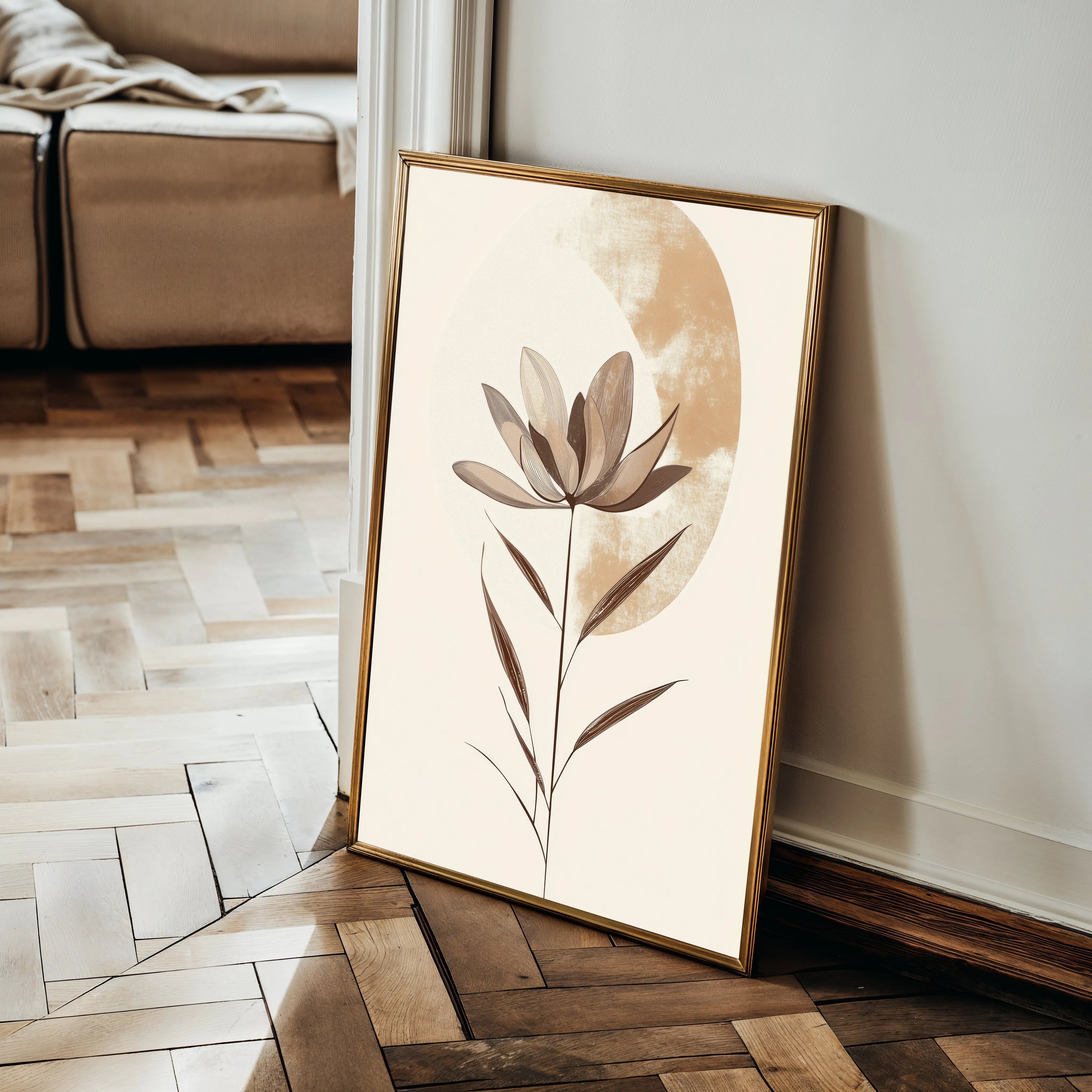Boho 010 Canvas Art 18" x 24" / 45 x 60 cm / Black