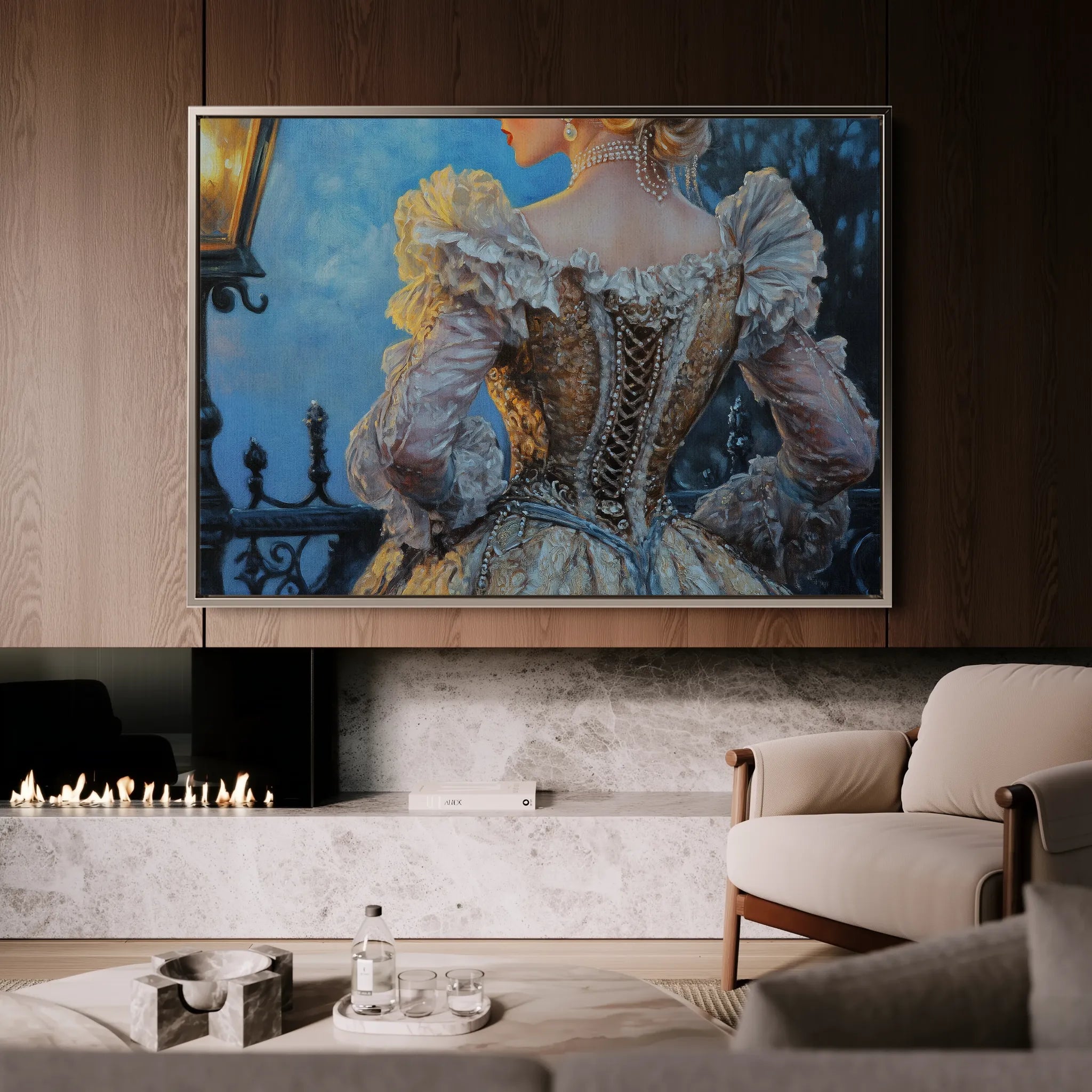 Classic 010 Canvas Art 18" x 24" / 45 x 60 cm / Black