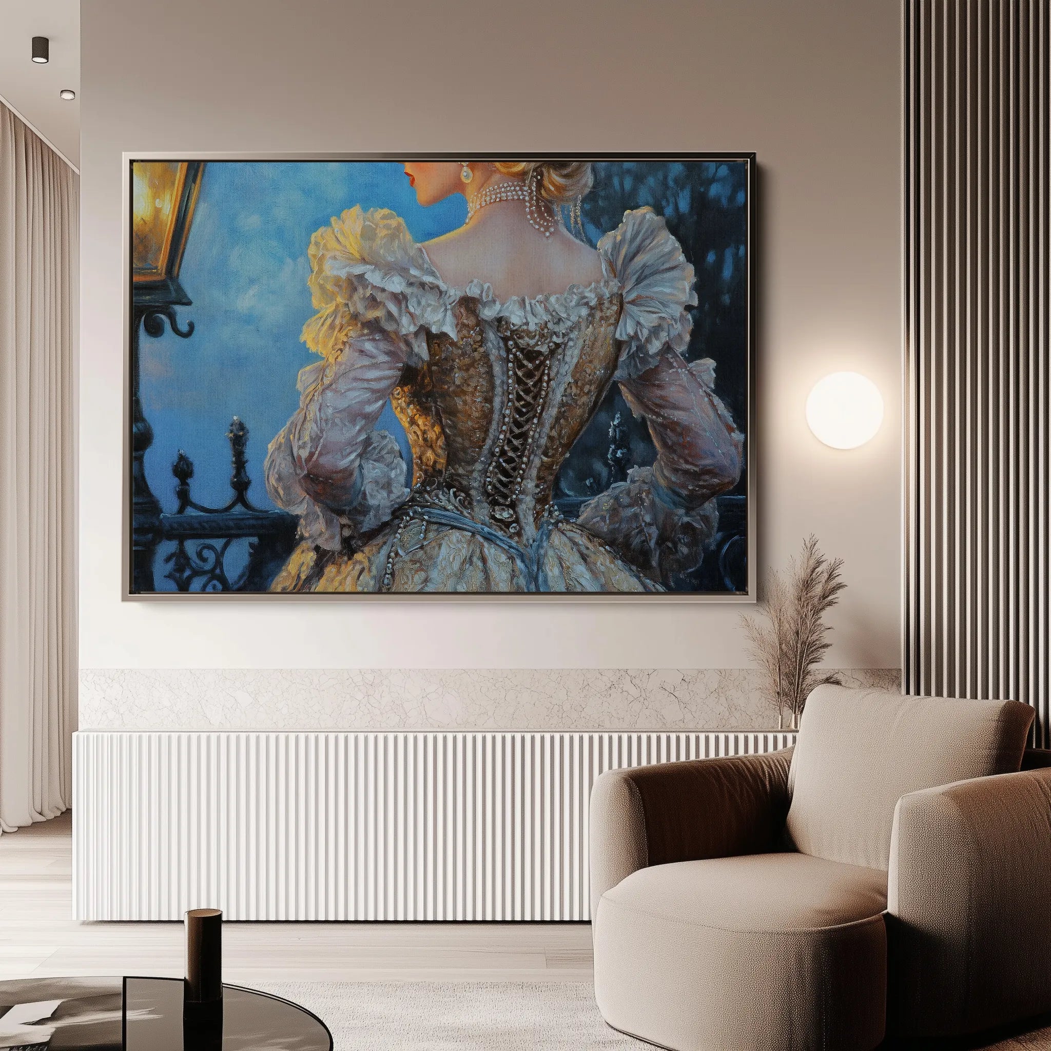 Classic 010 Canvas Art 18" x 24" / 45 x 60 cm / Black