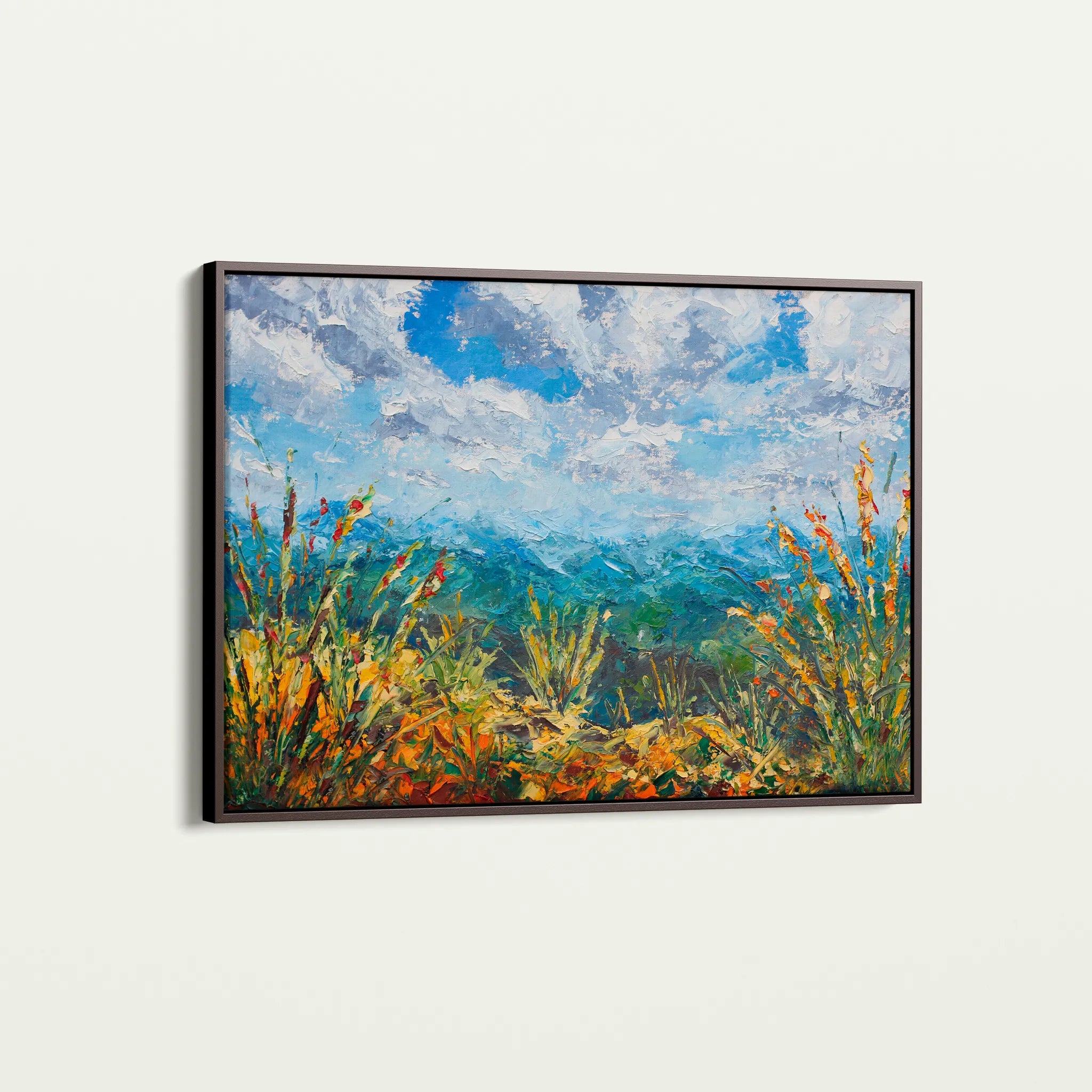 Landscape 010 Canvas Art 18" x 24" / 45 x 60 cm / Black