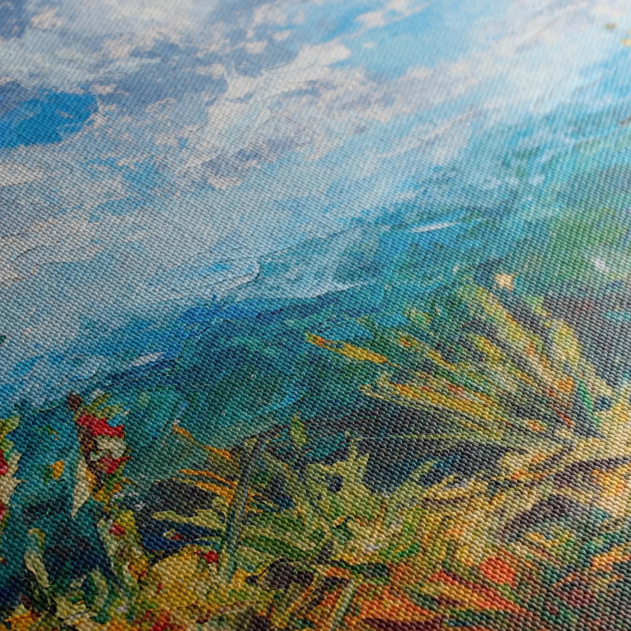 Landscape 010 Canvas Art 18" x 24" / 45 x 60 cm / Black