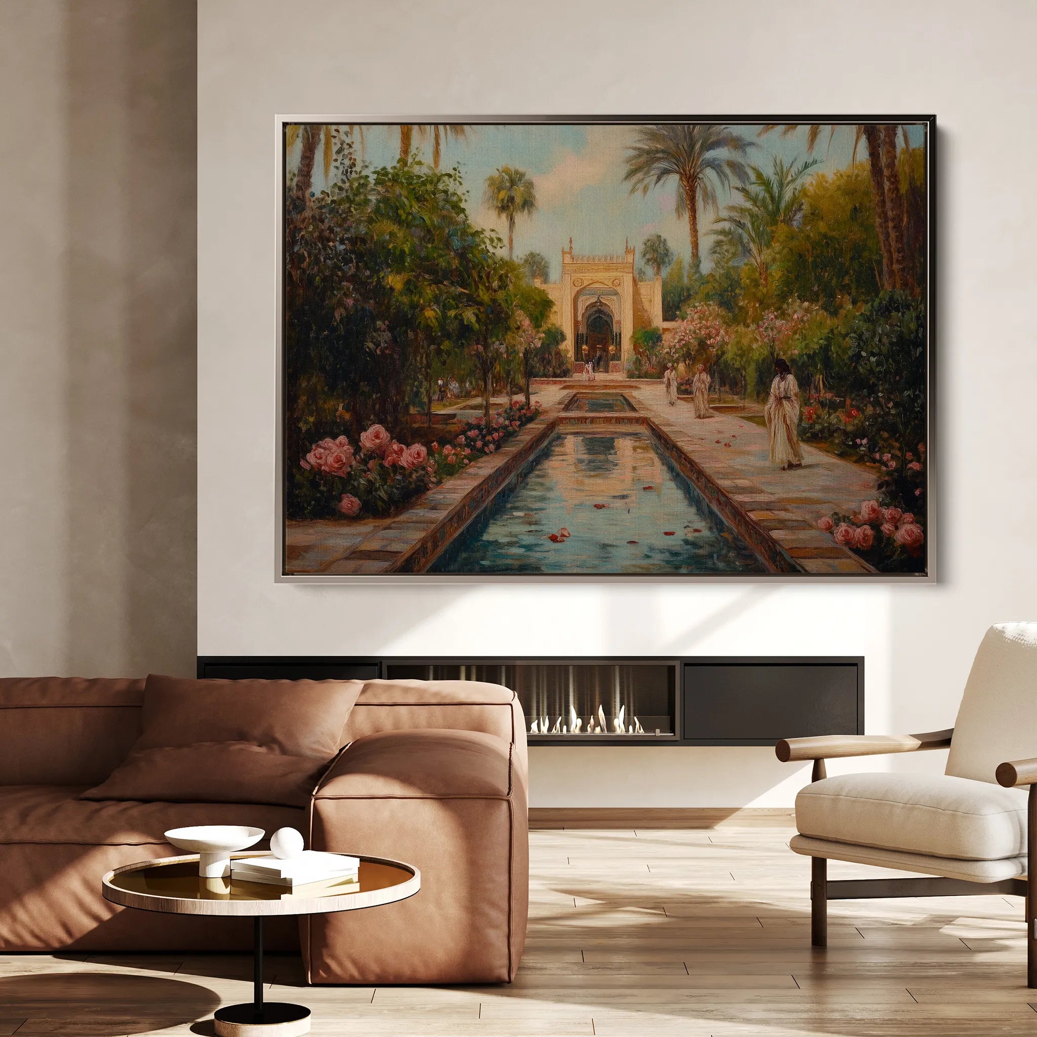 Orientalist 010 Canvas Art 18" x 24" / 45 x 60 cm / Black
