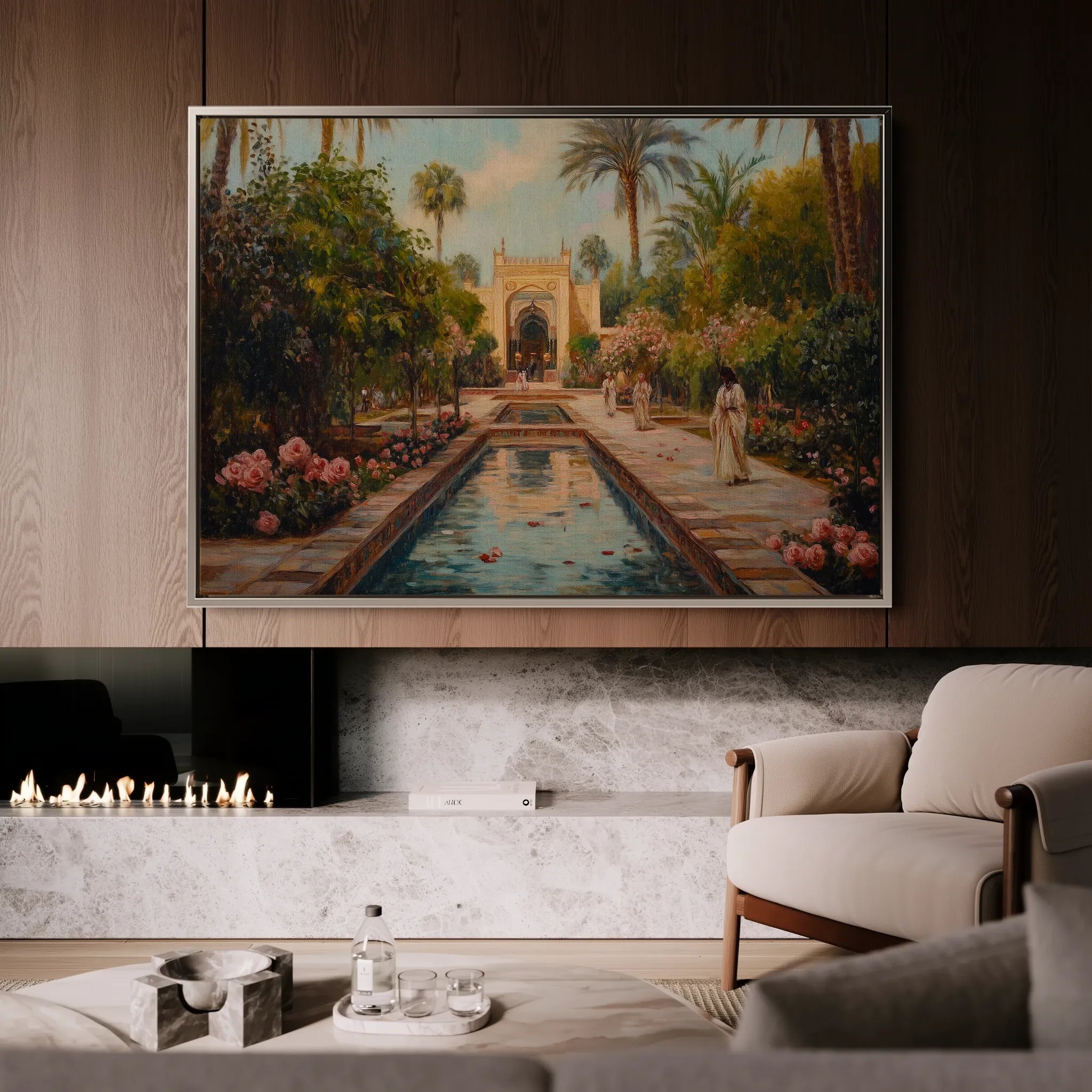 Orientalist 010 Canvas Art 18" x 24" / 45 x 60 cm / Black
