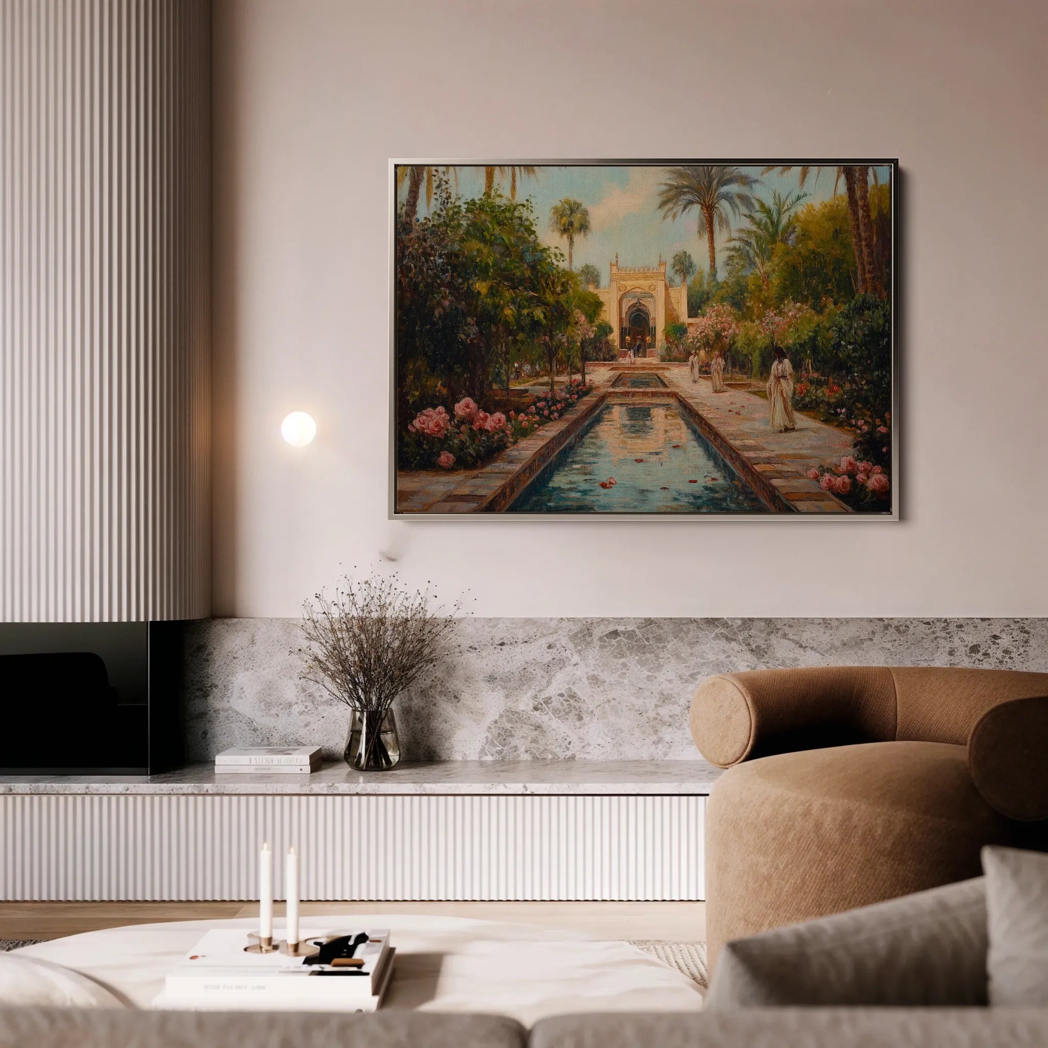 Orientalist 010 Canvas Art 18" x 24" / 45 x 60 cm / Black