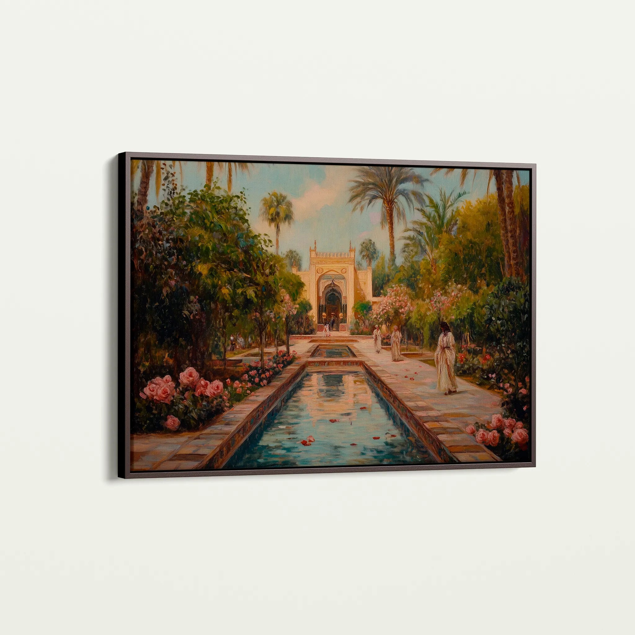 Orientalist 010 Canvas Art 18" x 24" / 45 x 60 cm / Black